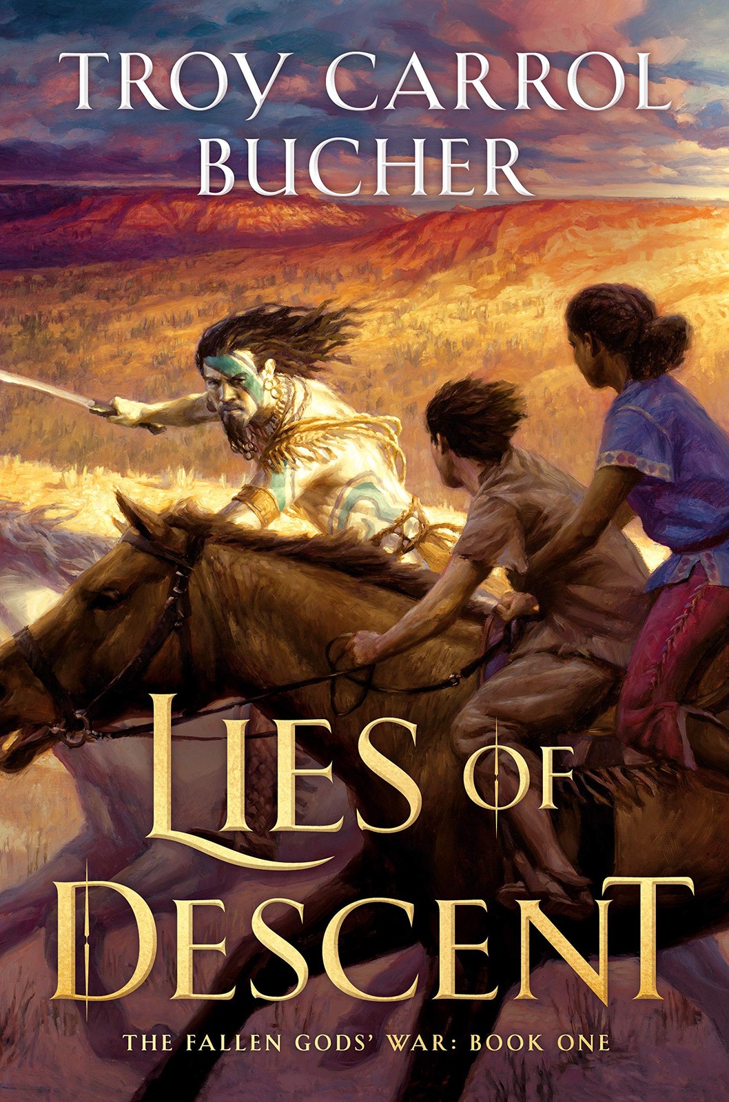 Lies of Descent (The Fallen Gods‘ War, 1) Bucher, Troy Carrol hardcover Like…
