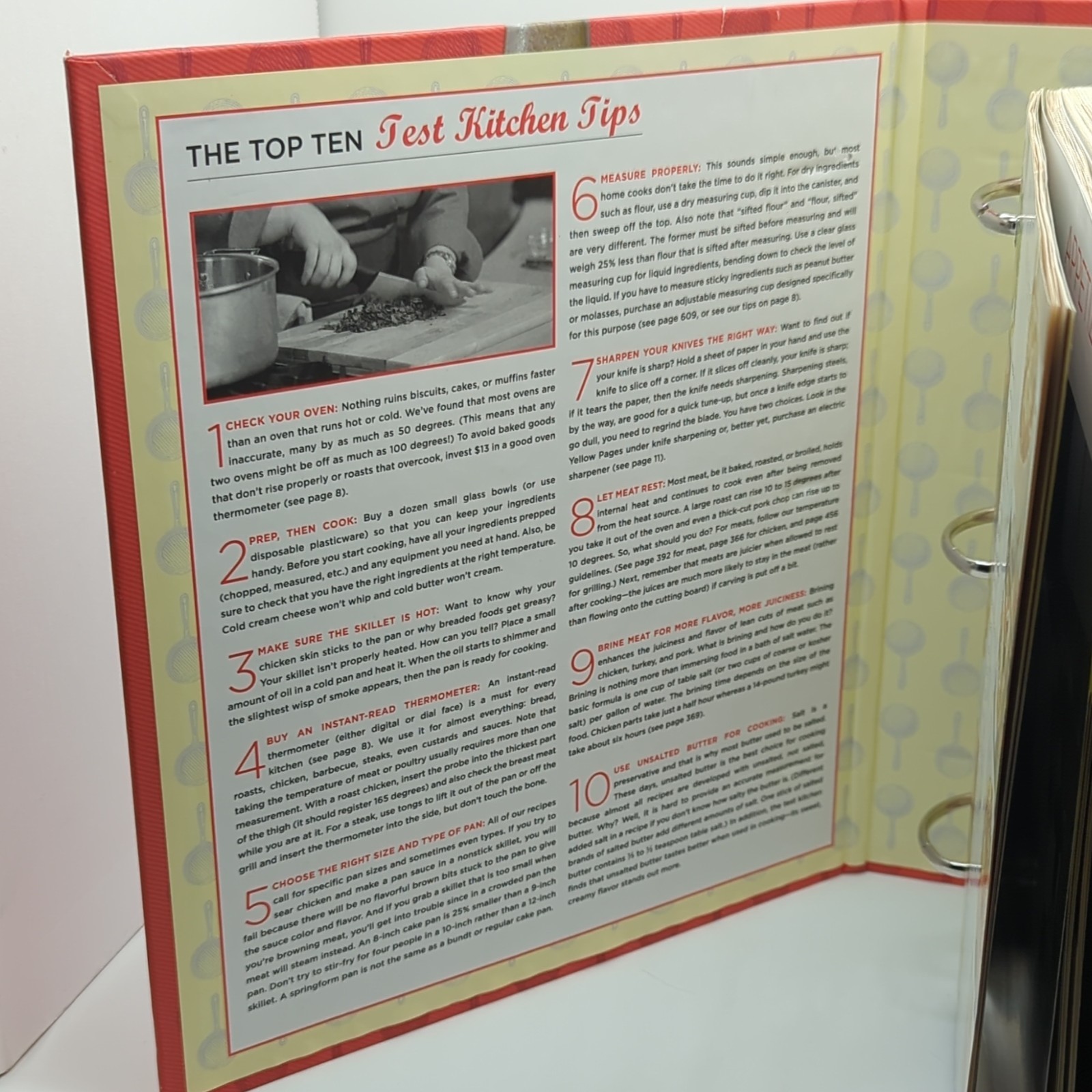 America’s Test Kitchen Family Cookbook Ring/Wire Bound 2006 Illustrated