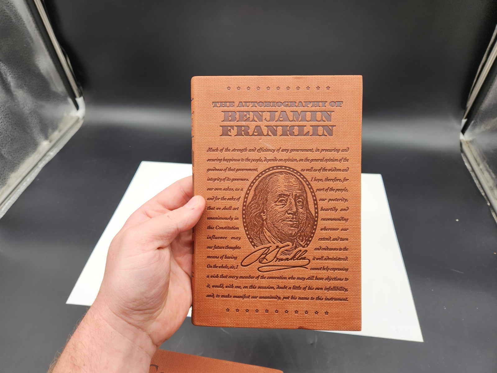 COMMON SENSE, FREDERICK DOUGLASS, FRANKLIN HAMILTON 5 Faux Leather