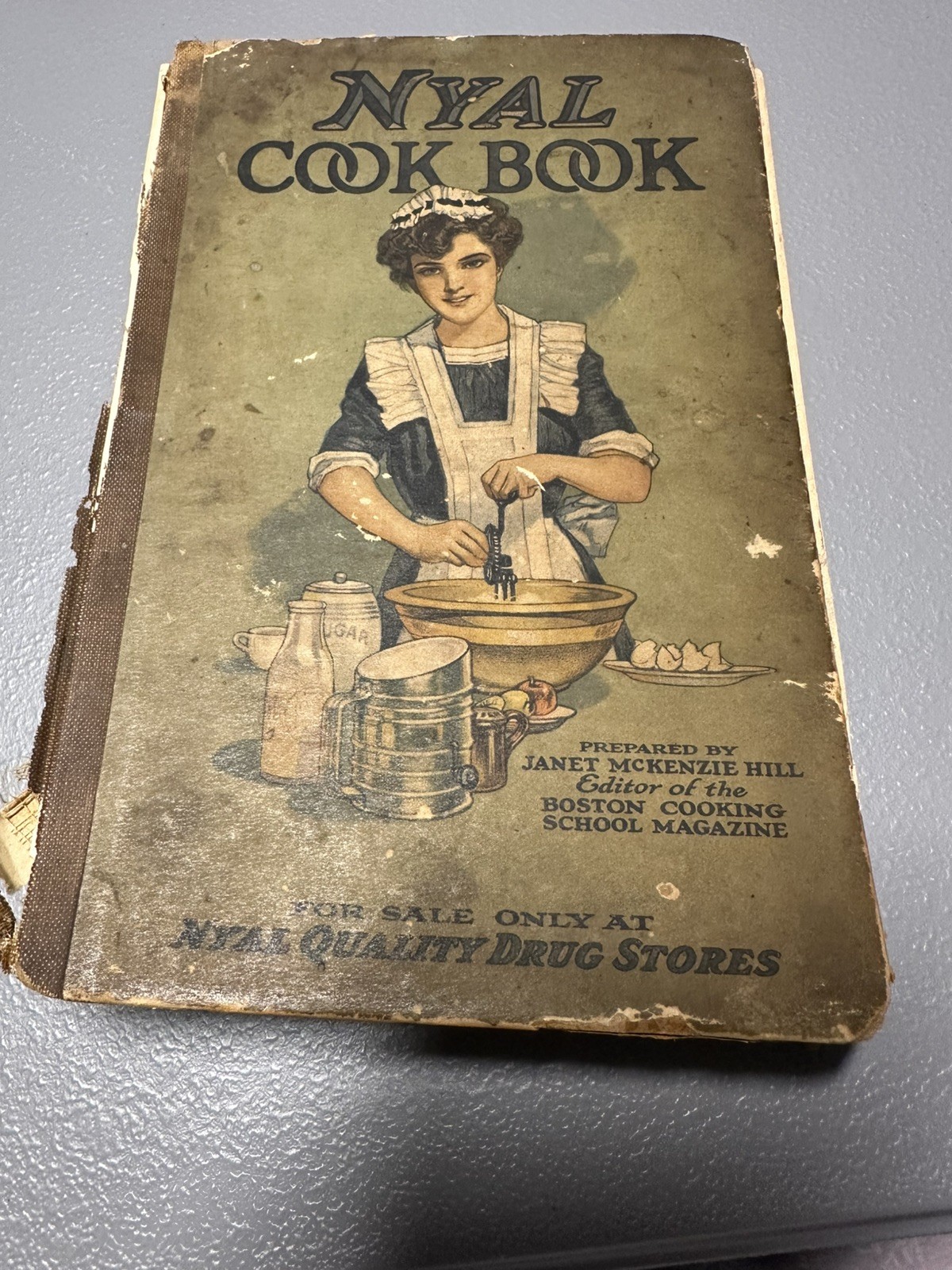 Vintage Cookbook 1916 Nyal Practical Recipes Janet McKenzie original, well worn