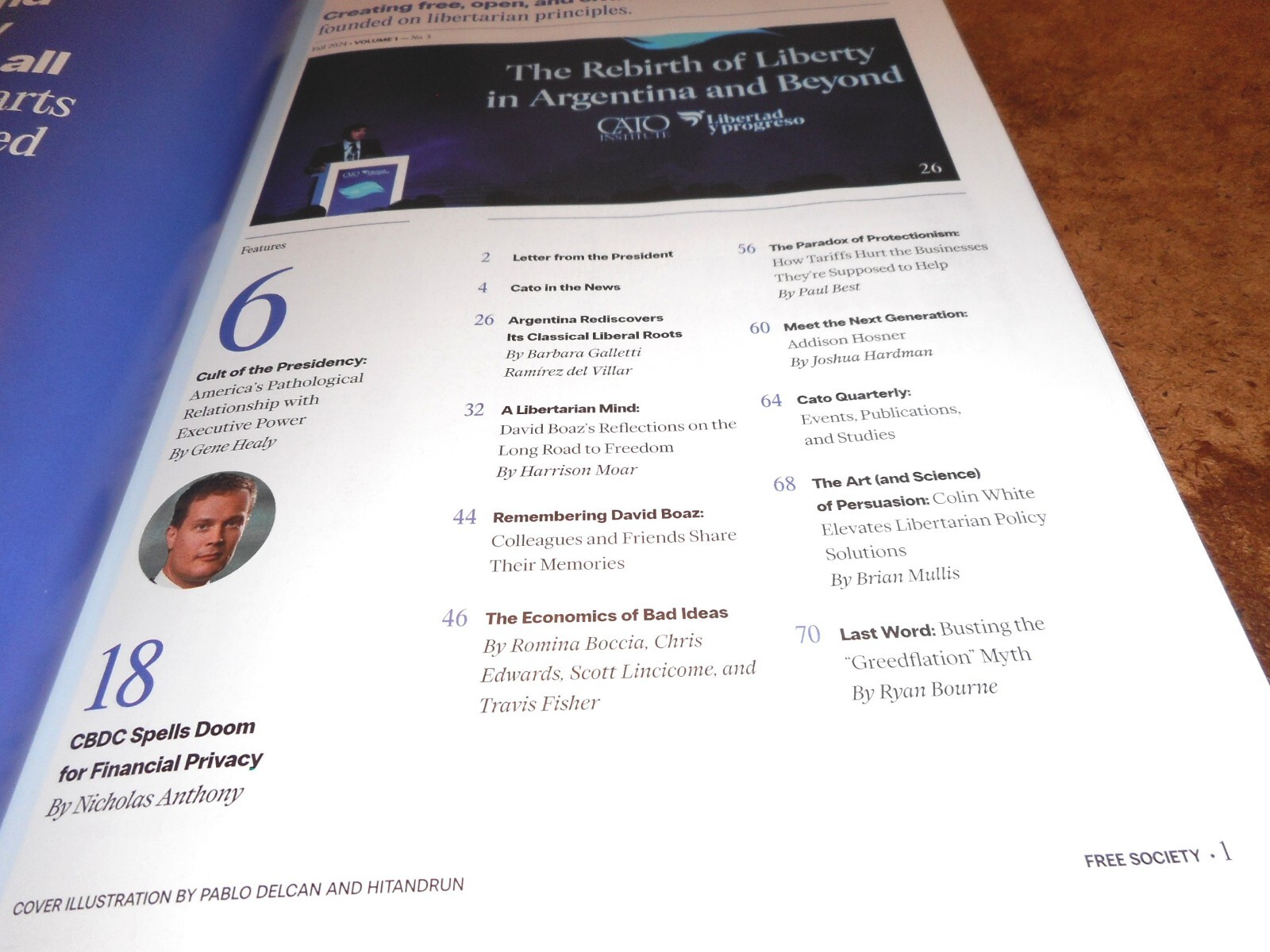 CATO Institute – Lot of 4 “Free Society” Quarterly Pubs. – 2024 Vol. 1, Nos. 1-4