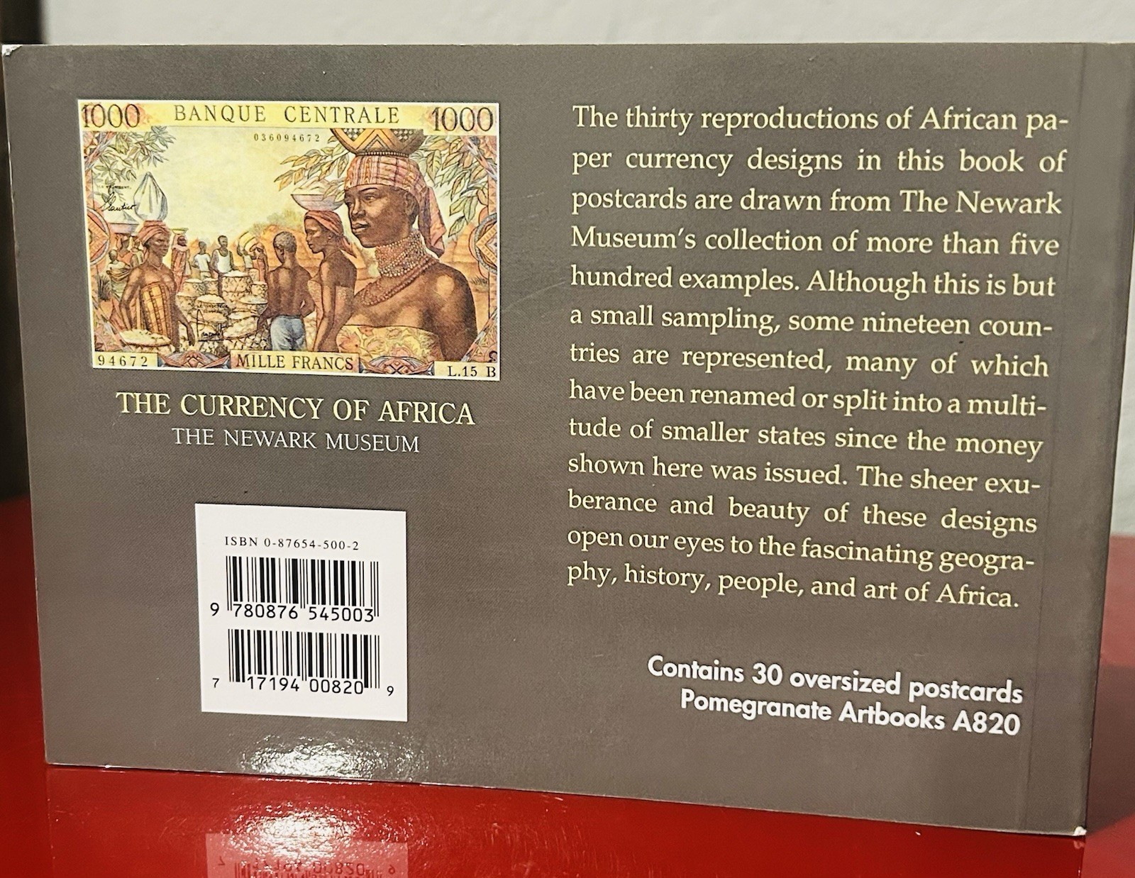 The Currency of Africa A Book of 30Postcards 2001