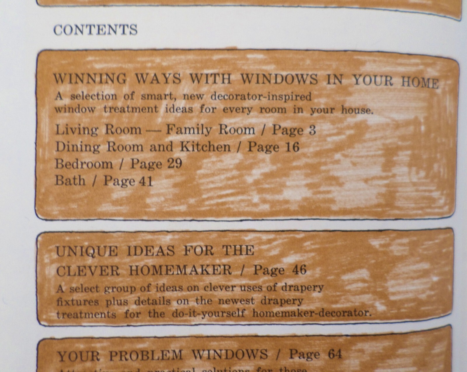 Marie Grabers Window Decorating Book 1965 Vintage Interior Design MCM Home Decor