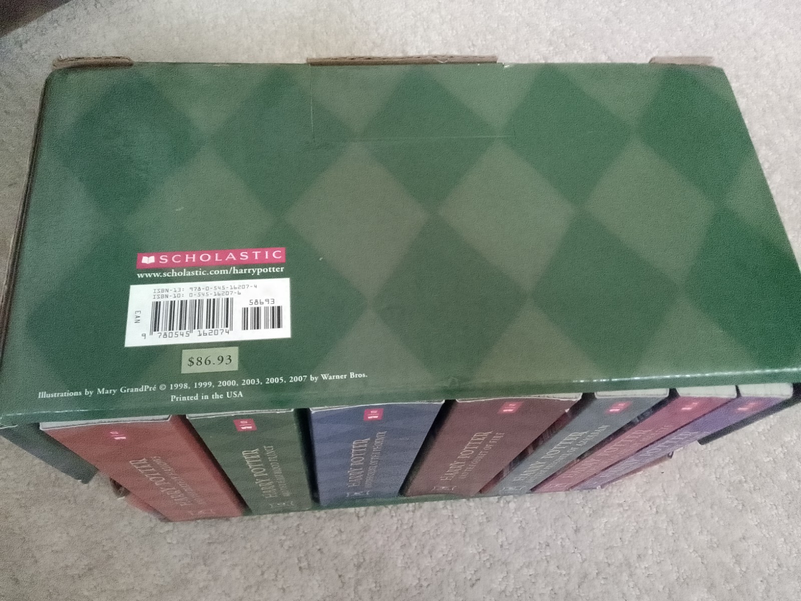Harry Potter Paperback Boxset #1-7 by J. K. Rowling