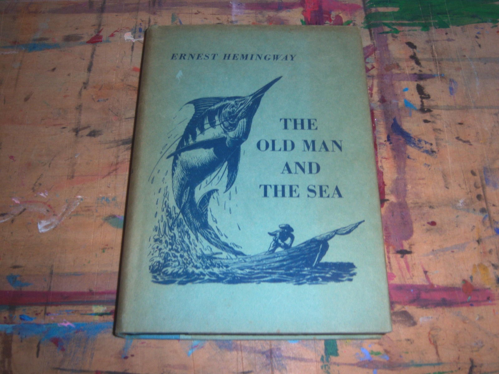 Ernest Hemingway The Old Man And The Sea 1952 Scribners D-5.63[H] 8vo HCDJ VG+VG