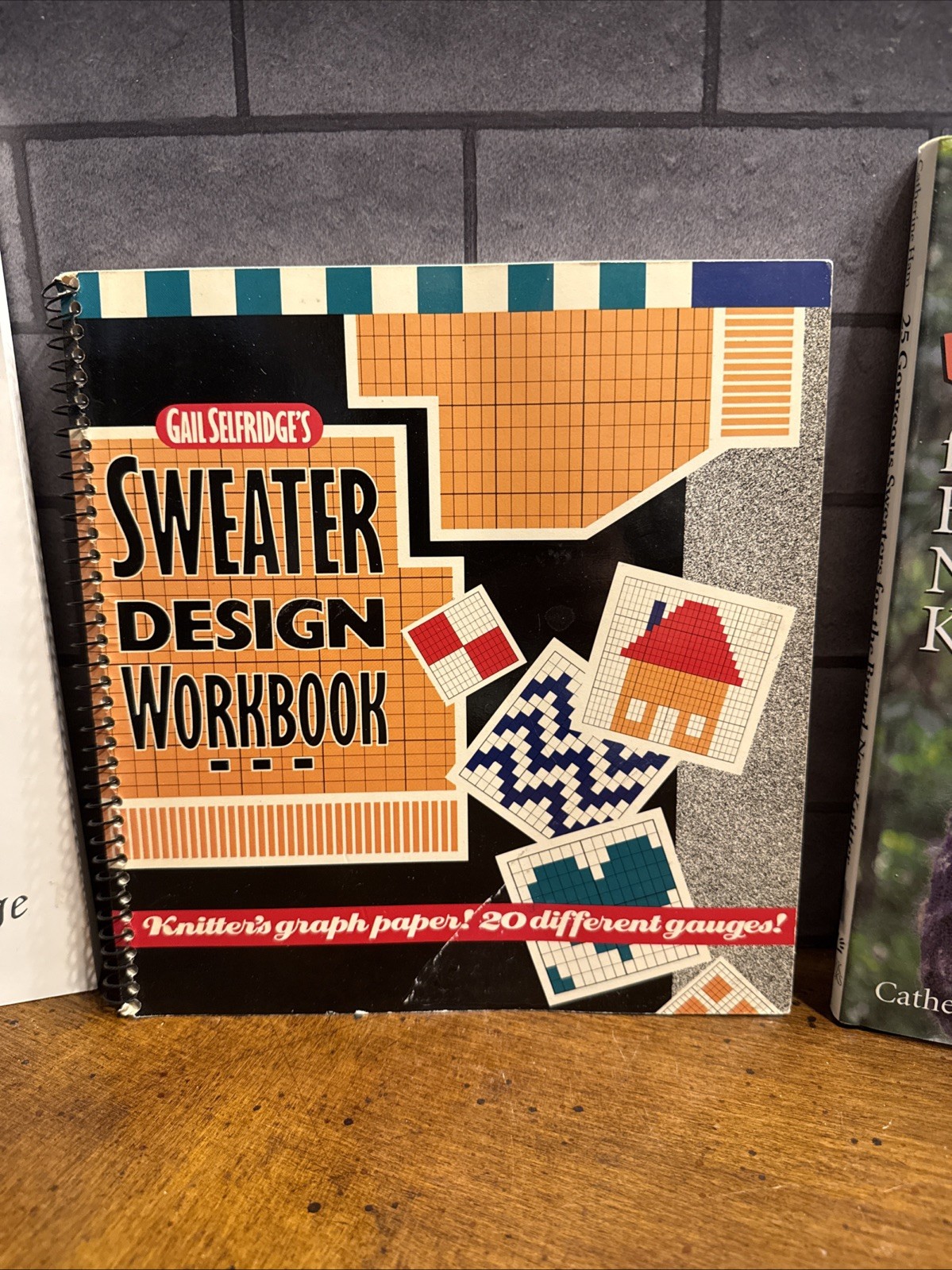 Collection of Sweater Books ~ Sasha Kagans Big & Little Sweaters, DesignWorkbook