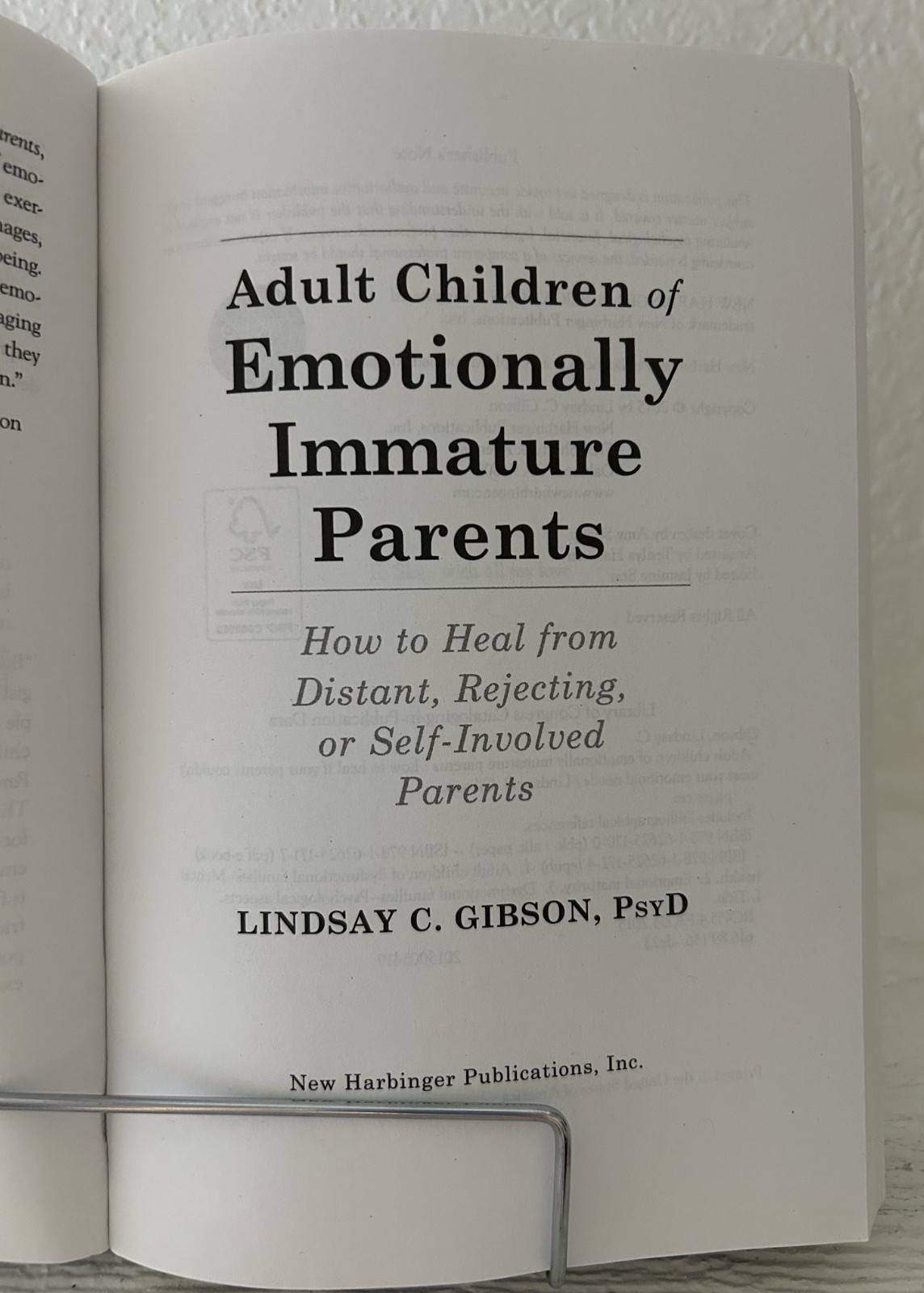 Adult Children of Emotionally Immature Parents 2015 Paperback Gibson How to Heal