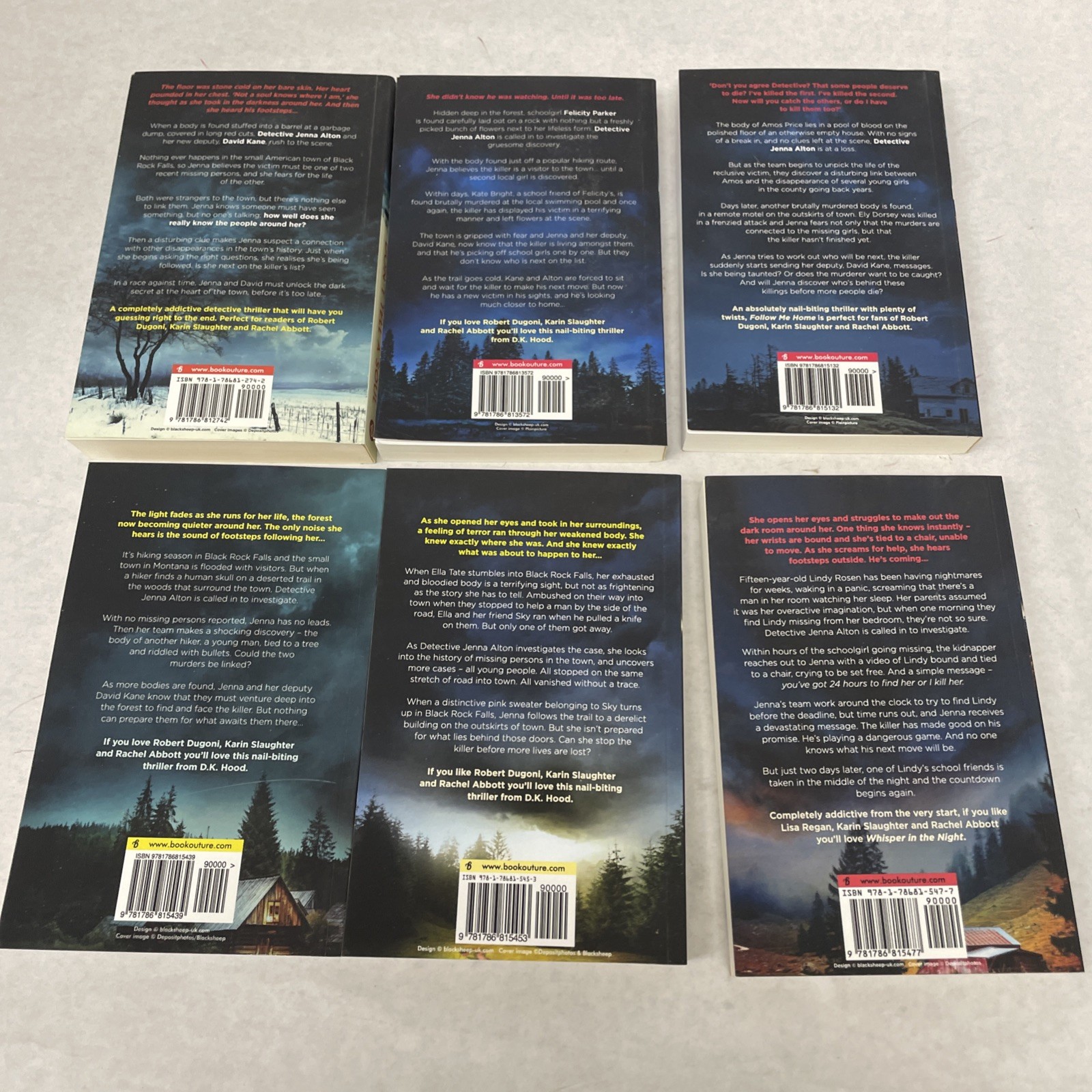 D.k. Hood First 6 of Kane and Alton Series (See Photos for Titles)
