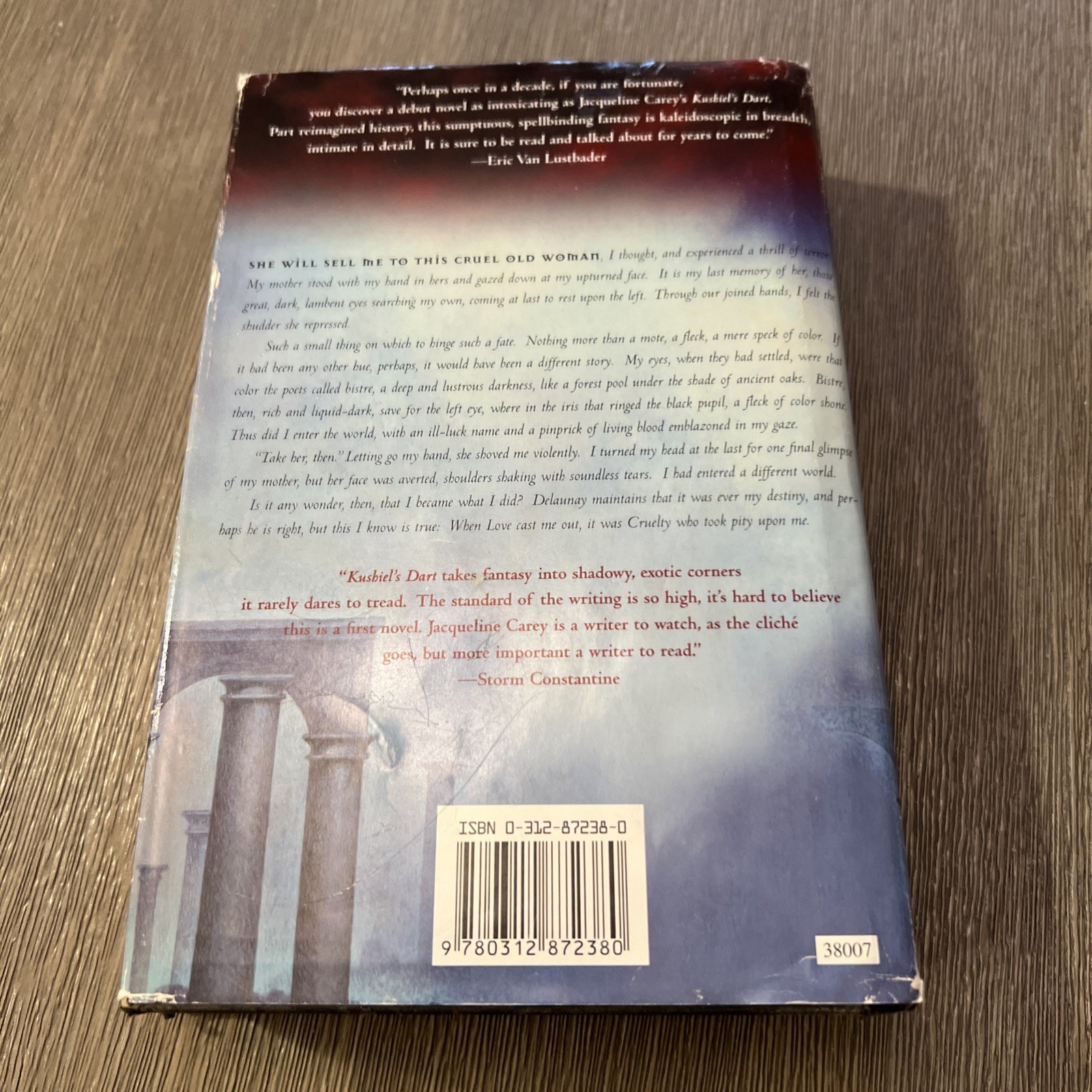 Kushiel’s Dart by Jacqueline Carey (Hardcover) Book Club Edition/BCE