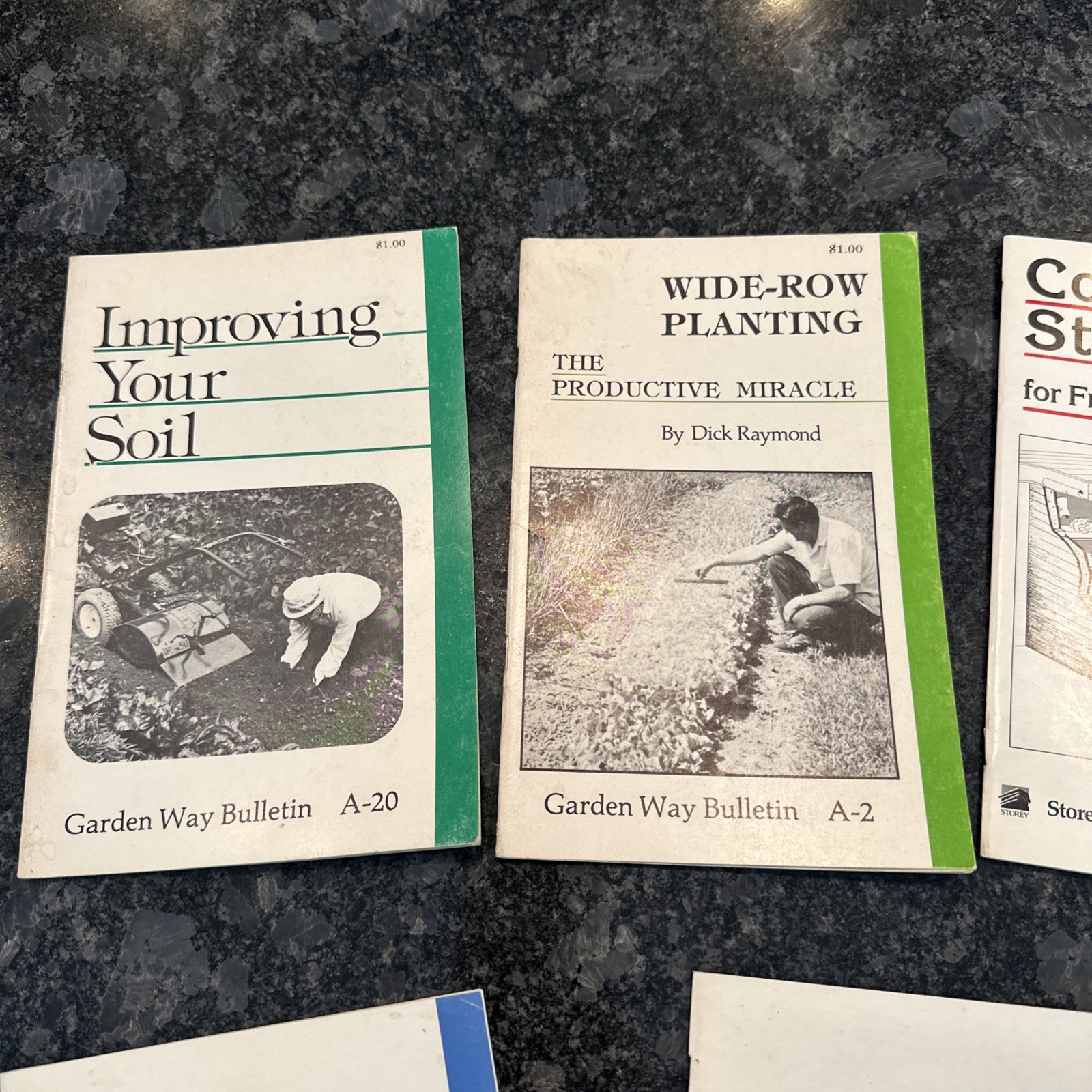 Lot of 7 Garden Way Publishing DIY Home Projects/Info Booklets 1977-1980 Prepper