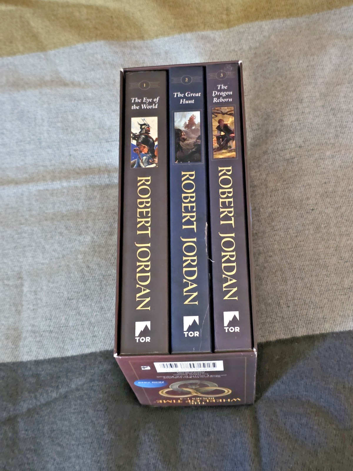 Wheel Of Time Books 1-3 New Box Set Robert Jordan Fantasy Paperbacks Slipcase