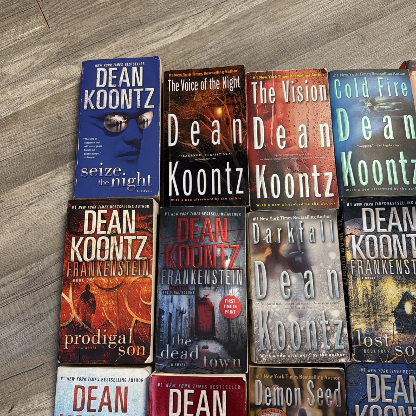 Lot of 23 books by Dean R. Koontz – paperback Multiple Titles Collection