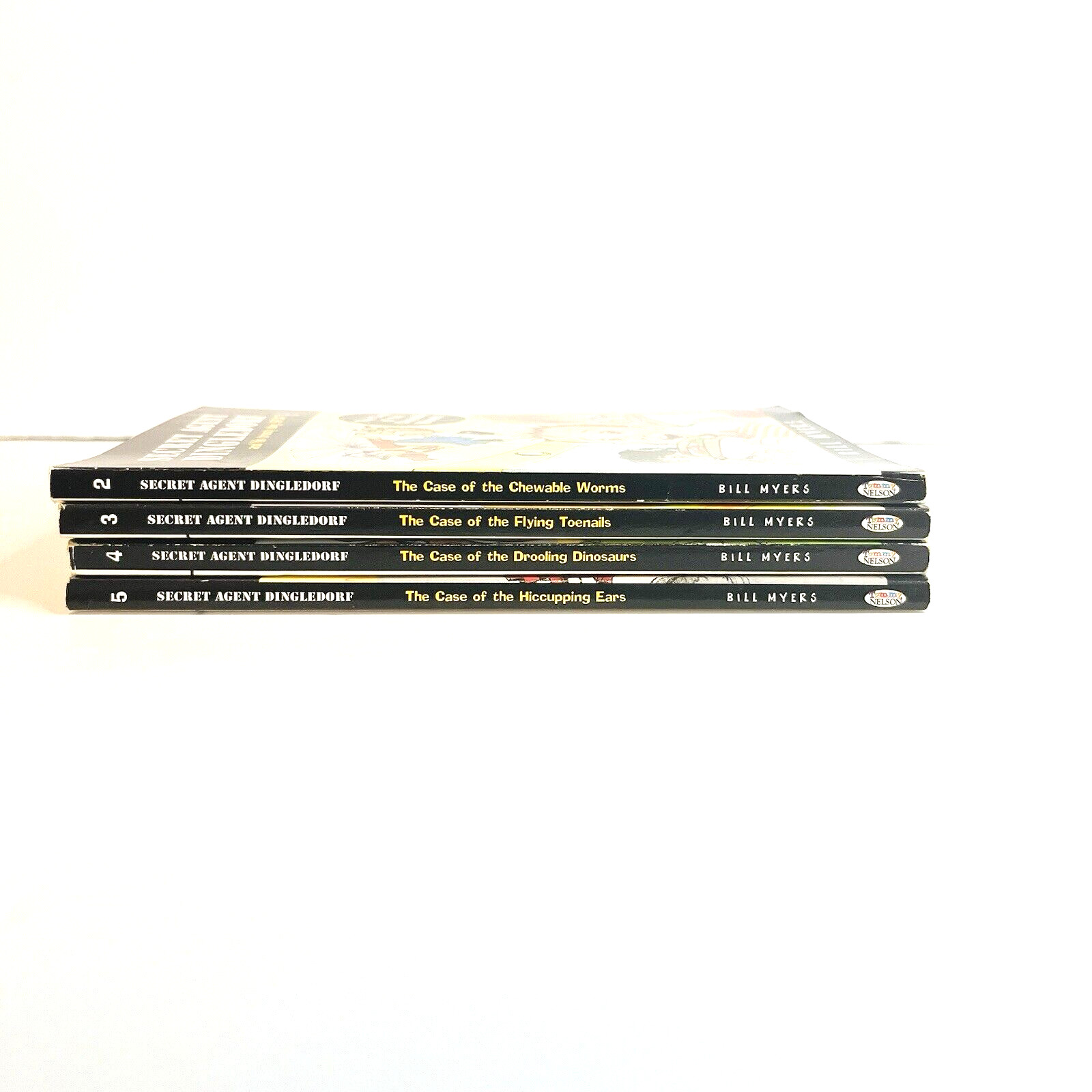 The Case of the Flying Toenails Secret Agent Dingledorf Lot 4 Books Bill Myers