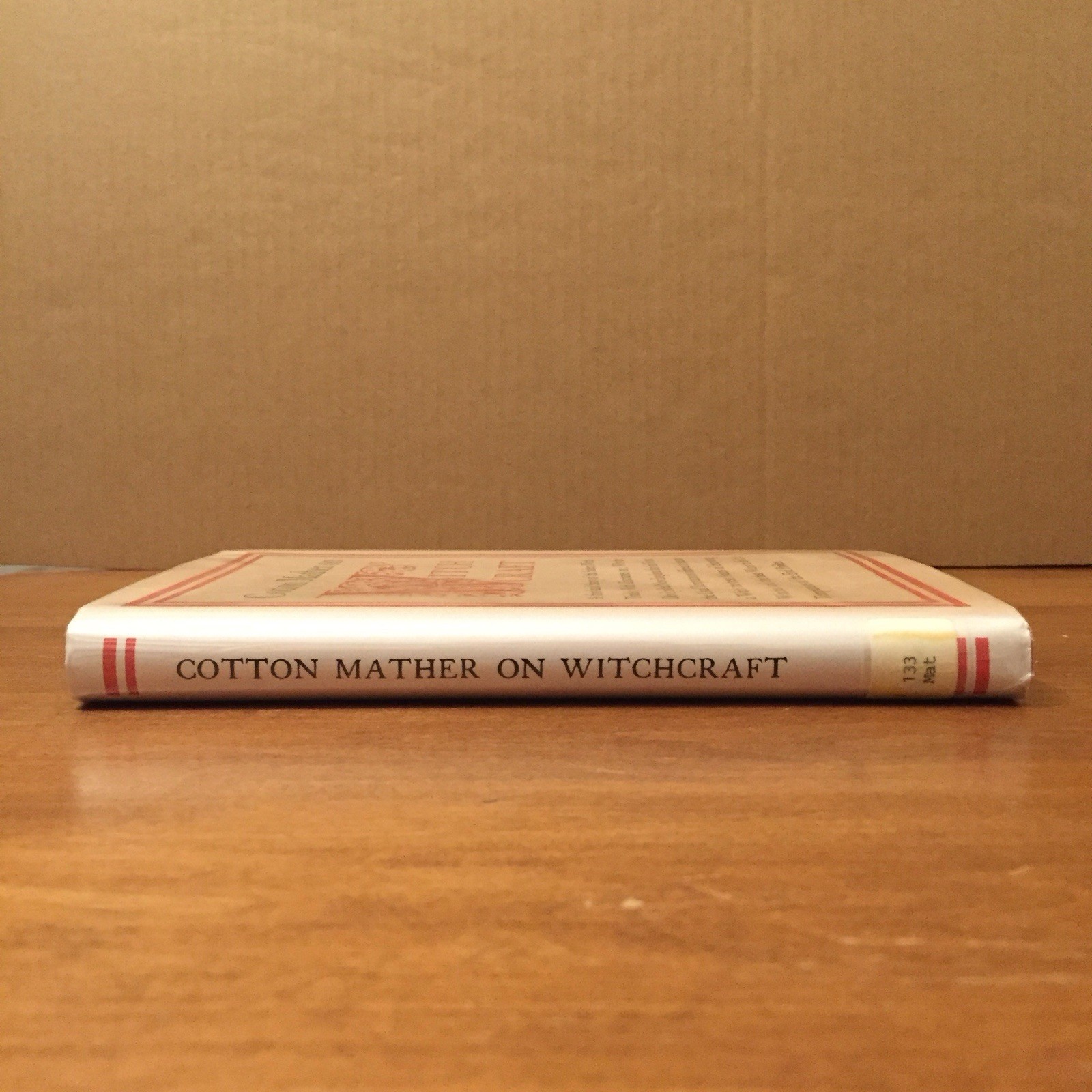 *Cotton Mather on Witchcraft* 1991 Dorset Press HBDJ Hardcover Ex-Library