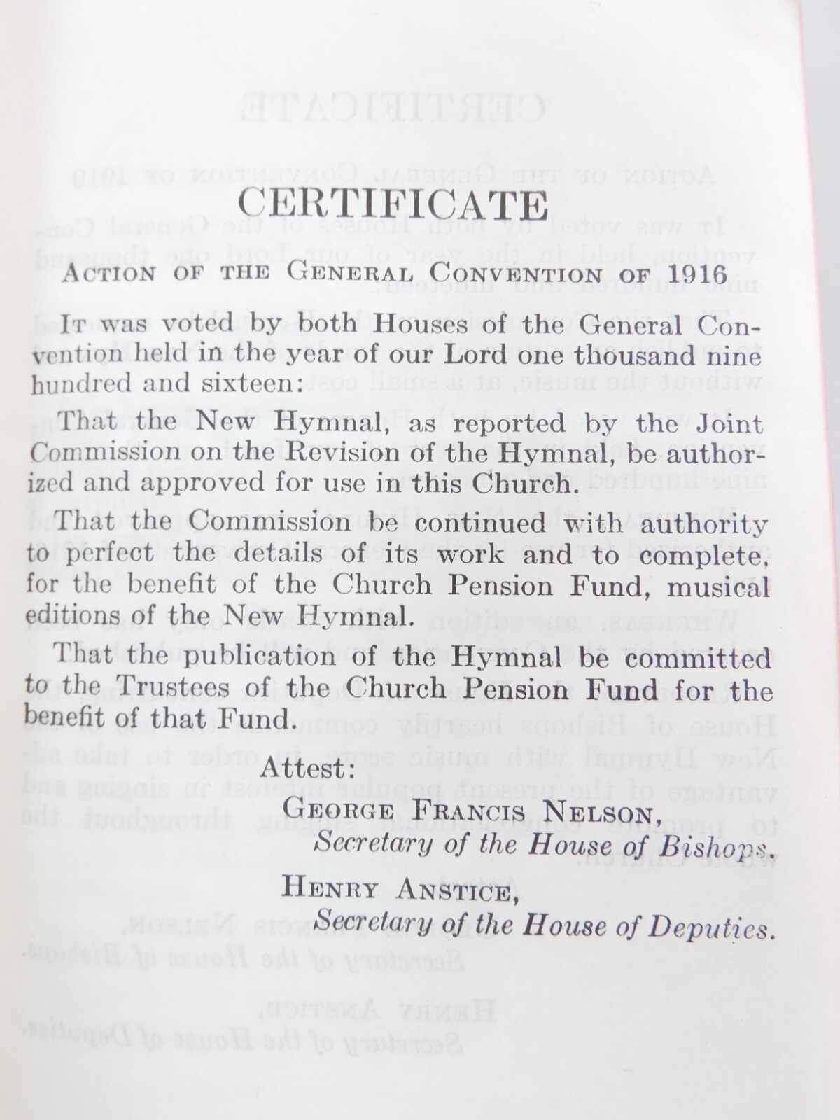 Antique Hymnal Protestant Episcopal Church 1920 Pocket Sized 578 Pgs 3-1/4″x 5″