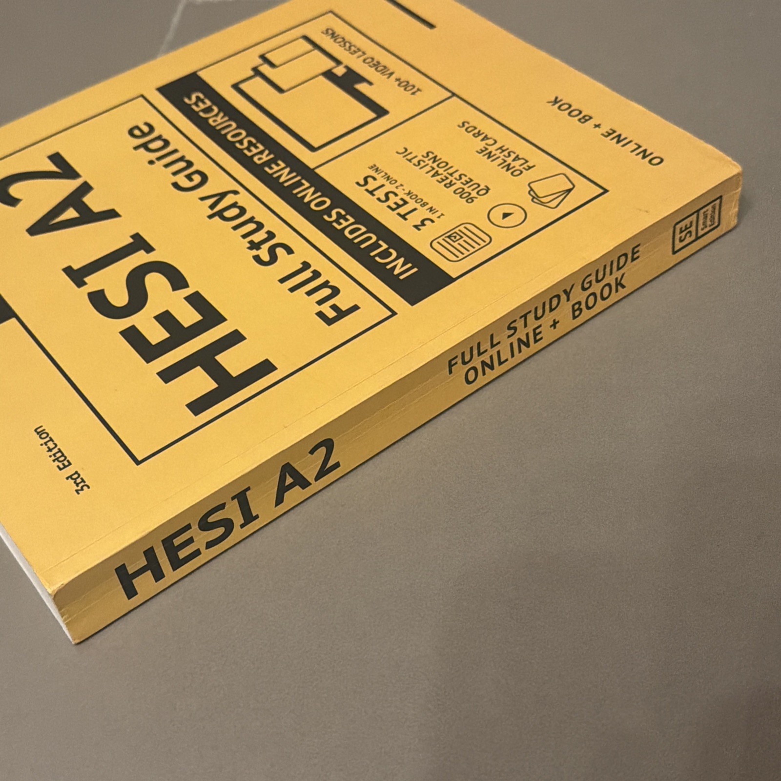 HESI A2 Full Study Guide 3rd Edition Smart Edition (Paperback, 2022, UNMARKED!)