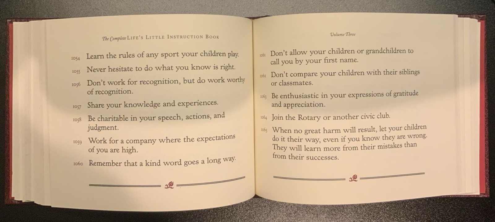 Book – The Complete Life’s Little Instruction Book By H. Jackson Brown, Jr.