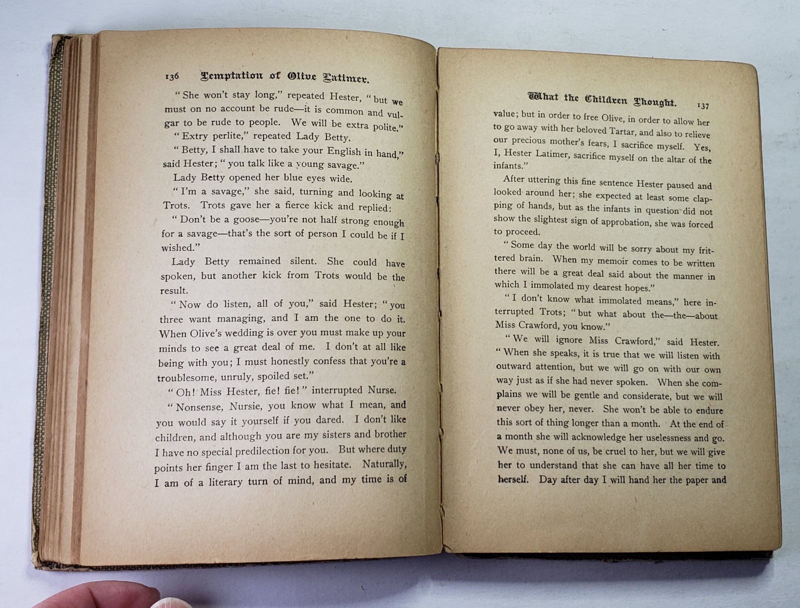 The Temptation of Olive Latimer by Mrs. L. T. Meade 1899 306 pages Hardcover