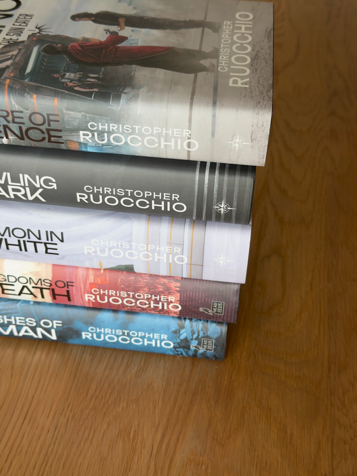 The Sun Eater Series SIGNED by Christopher Ruocchio Broken Binding Hardcovers