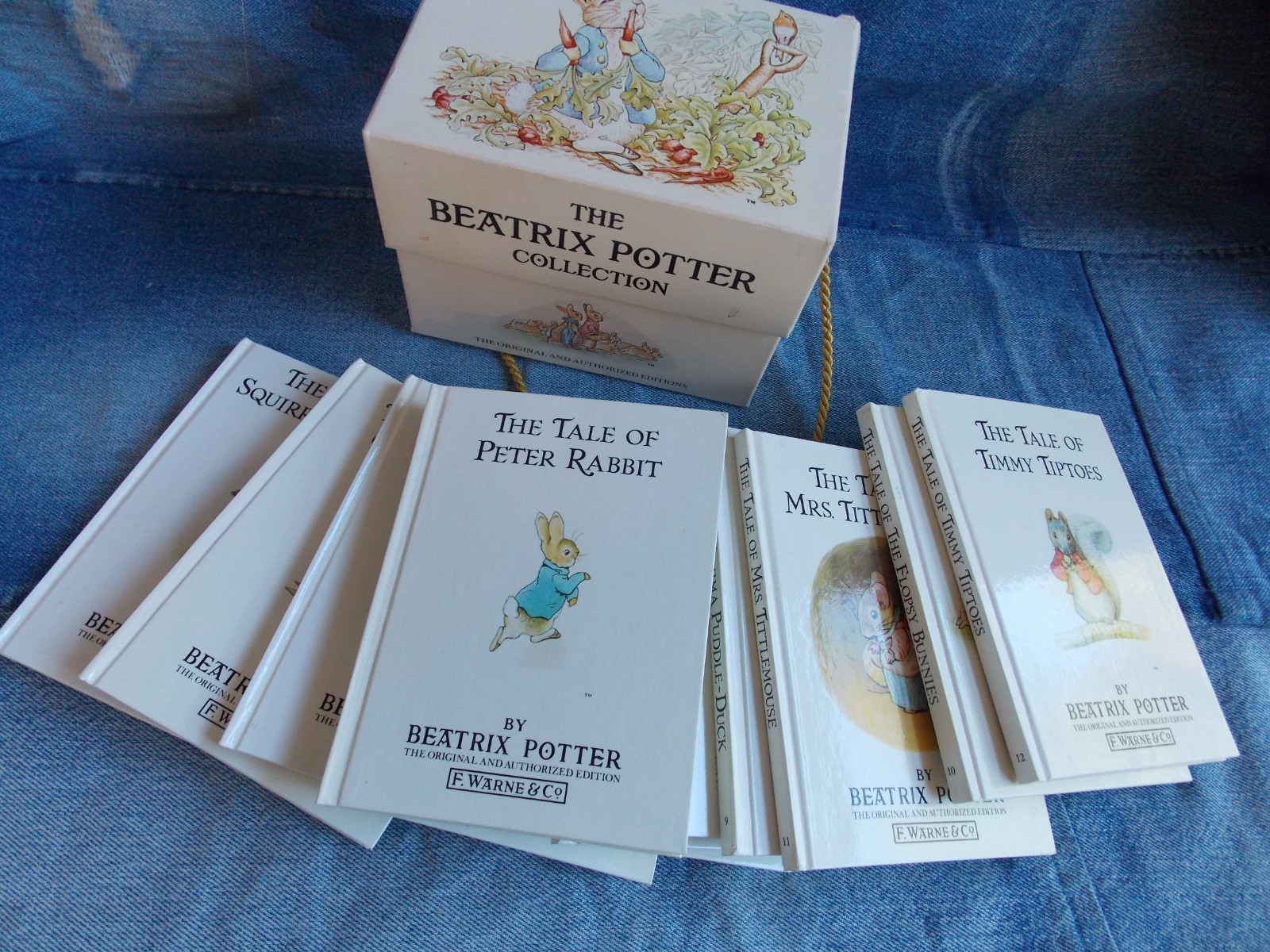 The Beatrix Potter Collection 12 Hardcover Boxed Set 1986 Frederick Warne & Co