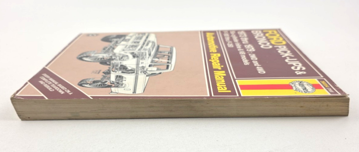 Ford Pickup Truck Bronco 1973-79 Chilton Haynes Auto Repair Manual 36054 788