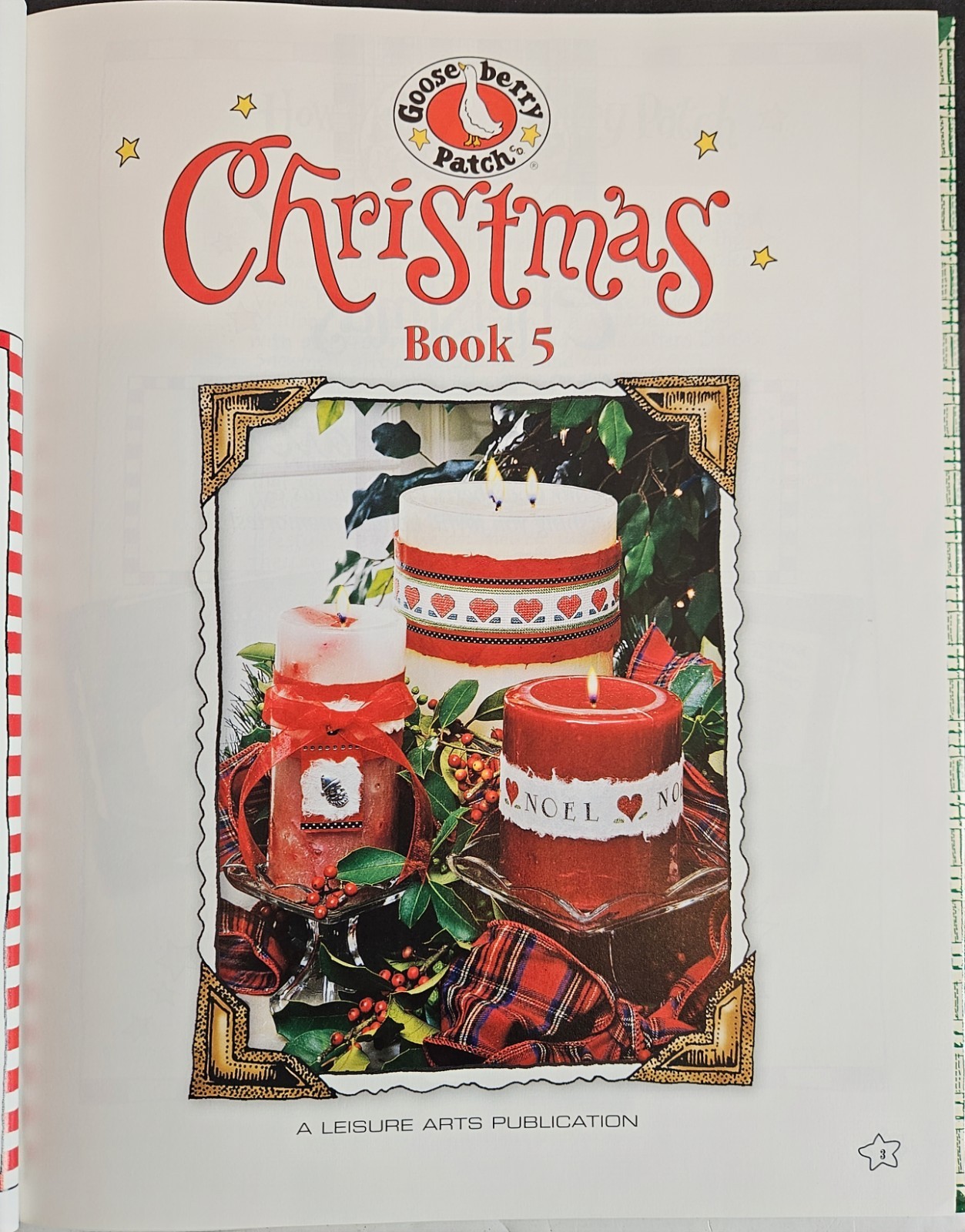 Gooseberry Patch Recipe 5 Book Lot Christmas Books 3 4 5 12 13 HC