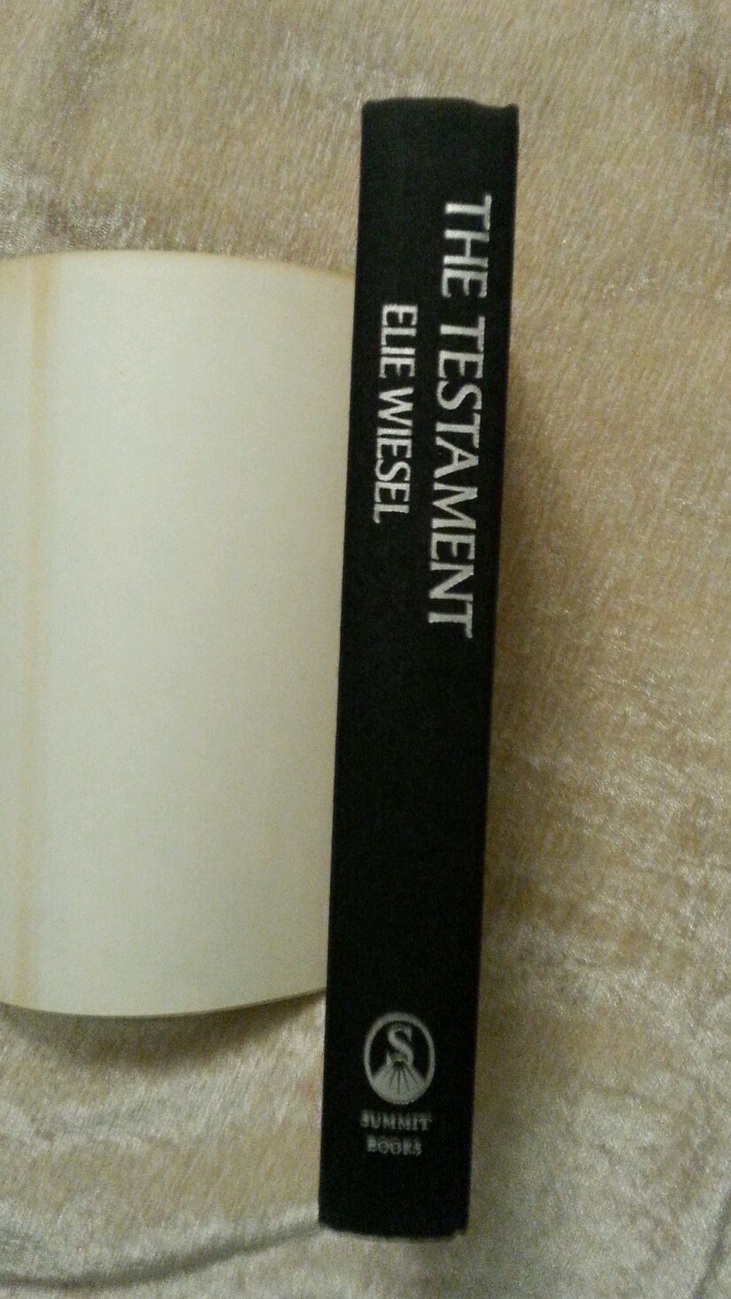 The Testament by Elie Wiesel Vintage 1981 HCDJ 1st Amer. Ed 1st Printing