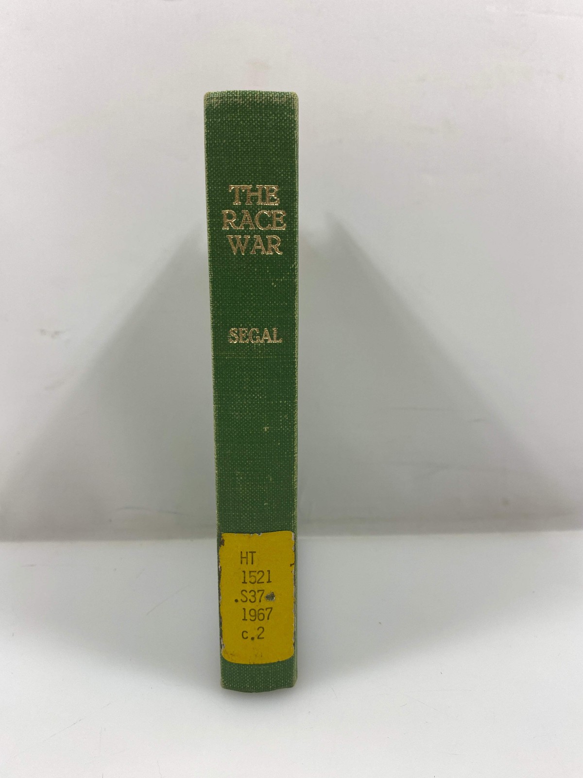 The Race War by Ronald Segal 1967 Ex-library HC