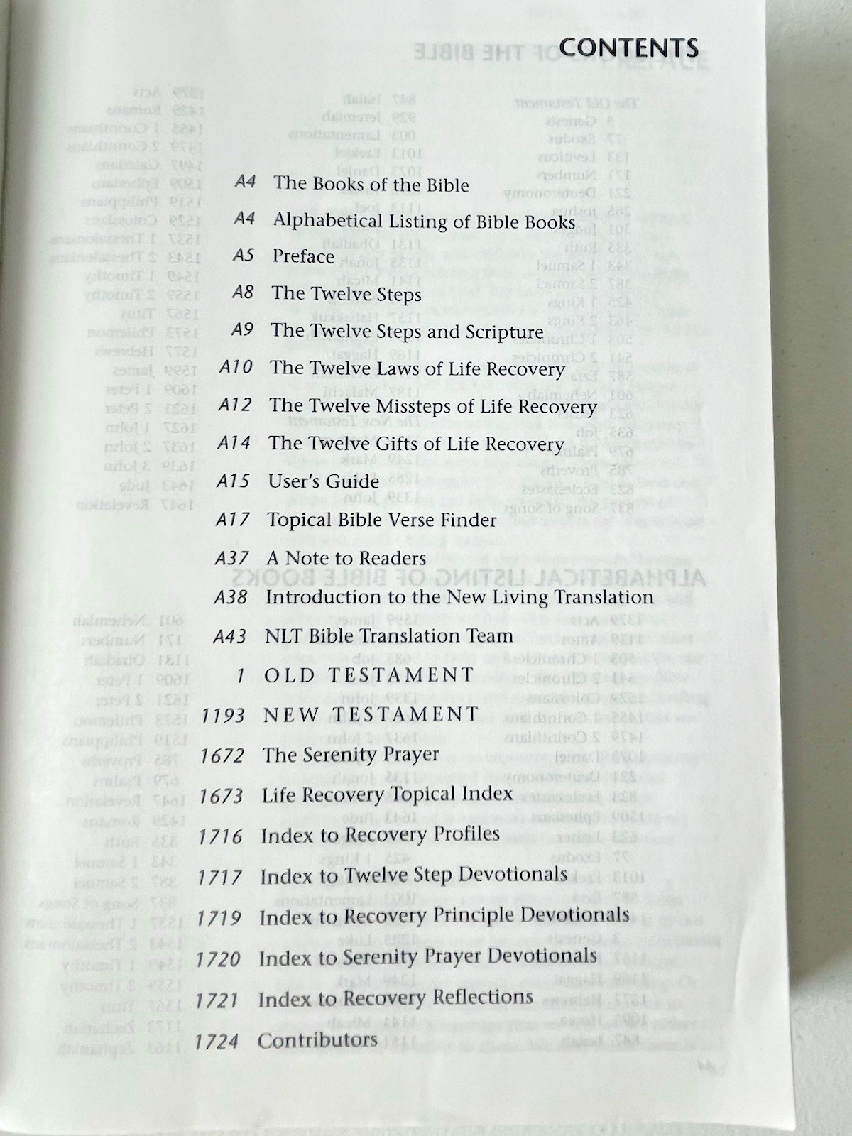 The Life Recovery Bible NLT (Softcover) by Tyndale 2013