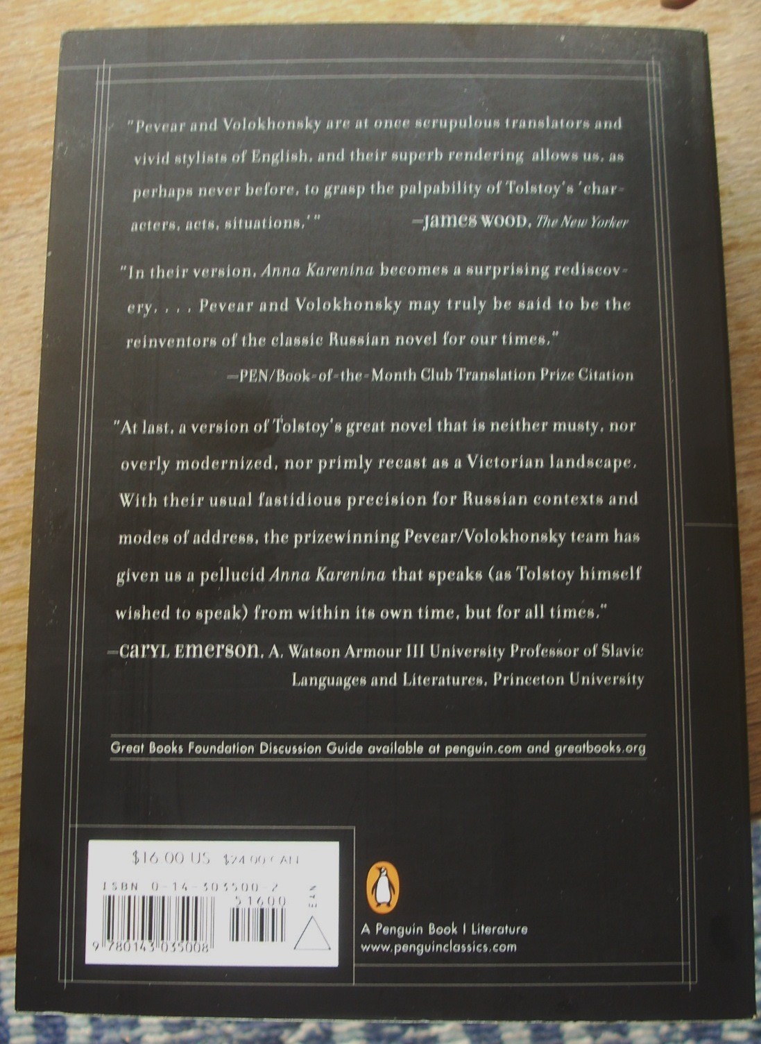 Anna Karenina – Paperback By Tolstoy, Leo – VERY GOOD NEW