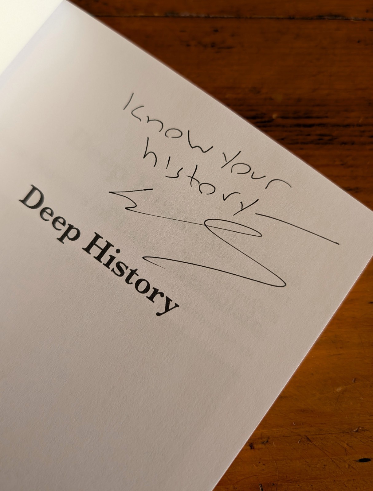 Signed „Deep History,“ Limited Edition, Lake Champlain, New York State History