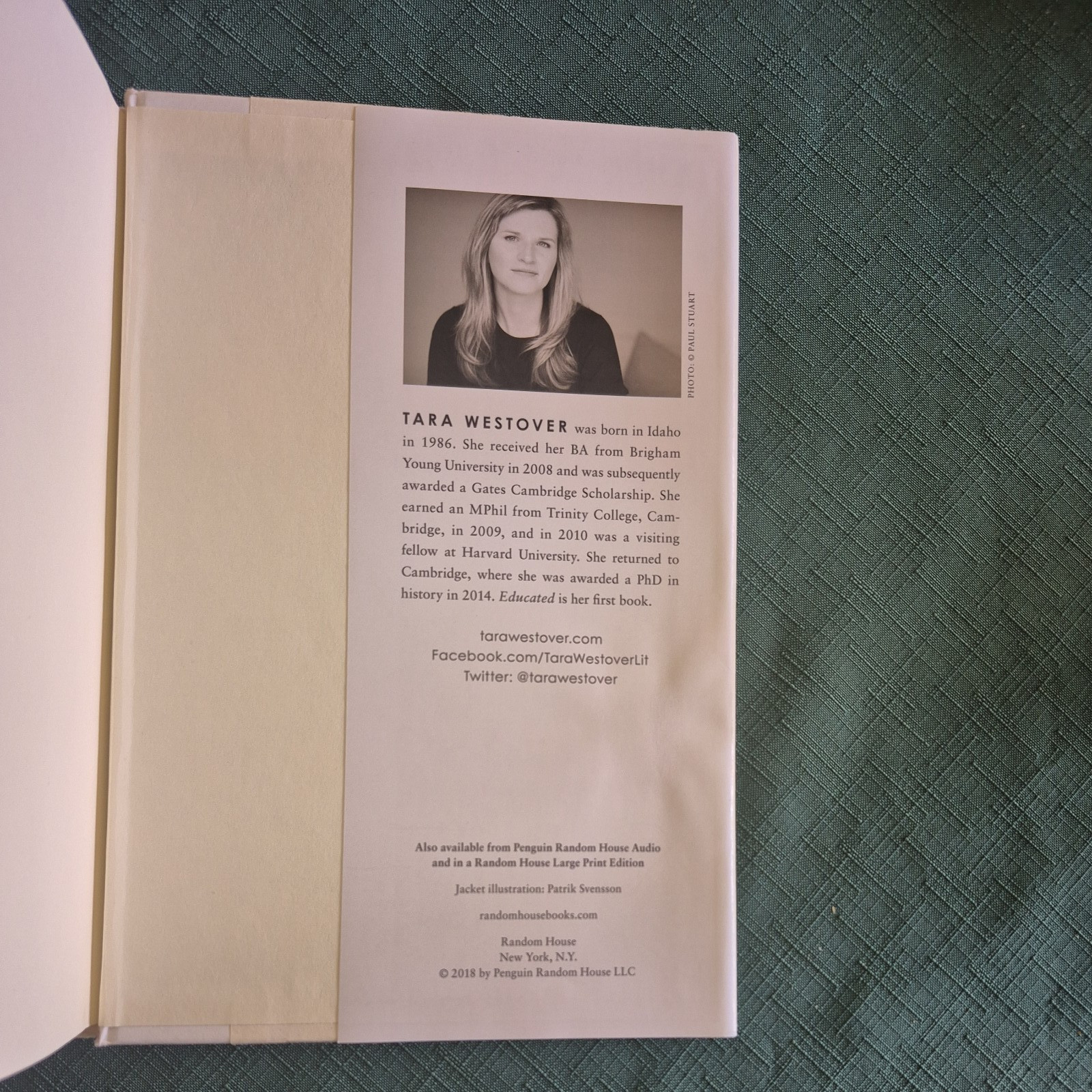 Educated : A Memoir by Tara Westover (2018, Hardcover) later printing, SIGNED!!