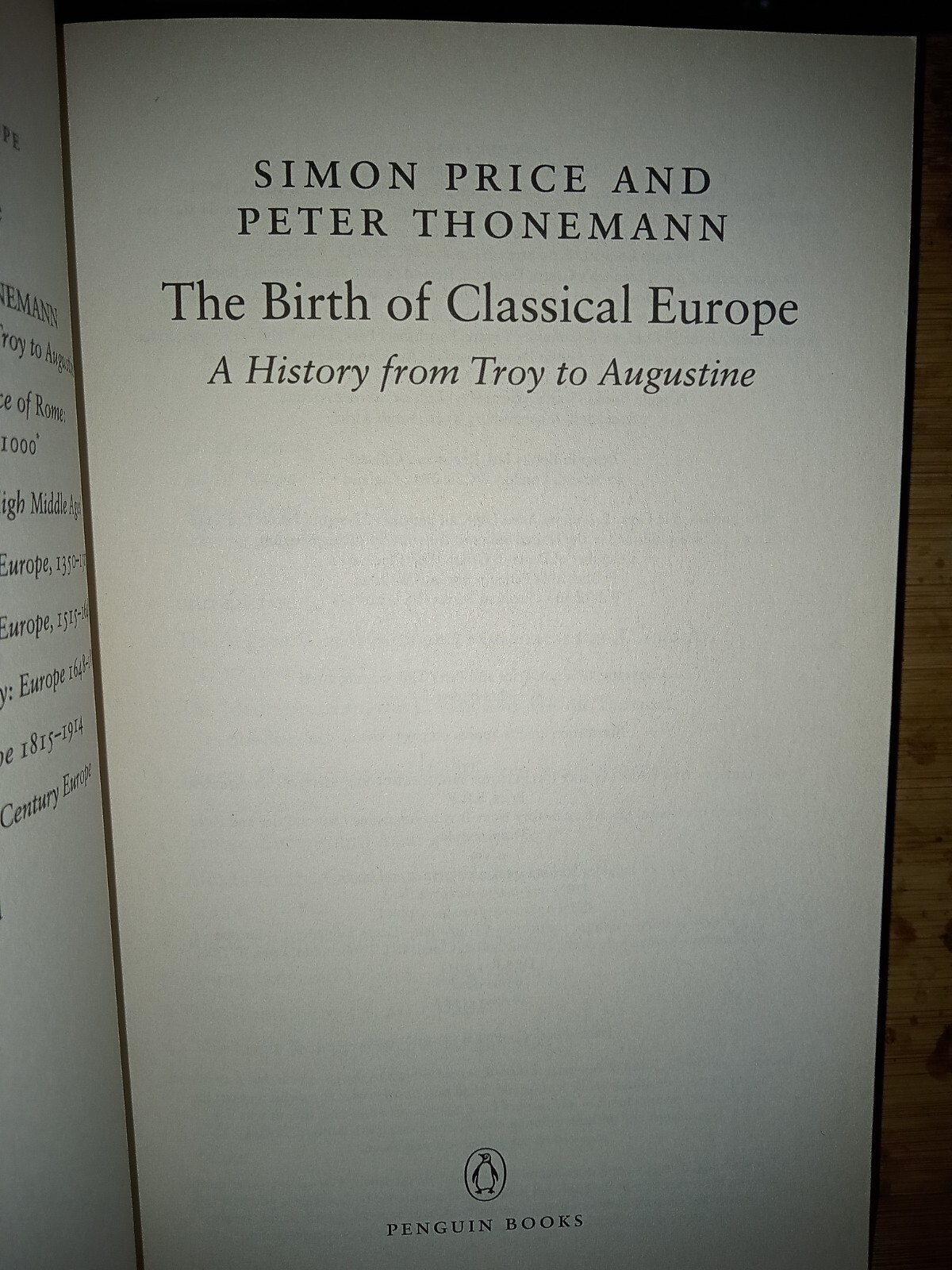 Europe, Modern, Book Bundle – Blanning, Goert, MacCulloch, Pater, Price