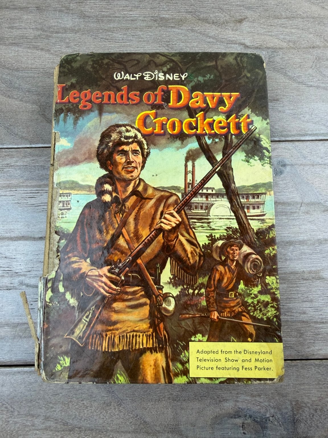 Walt Disney Legends of Davy Crockett 1955 Authorized Edition Whitman Illustrated