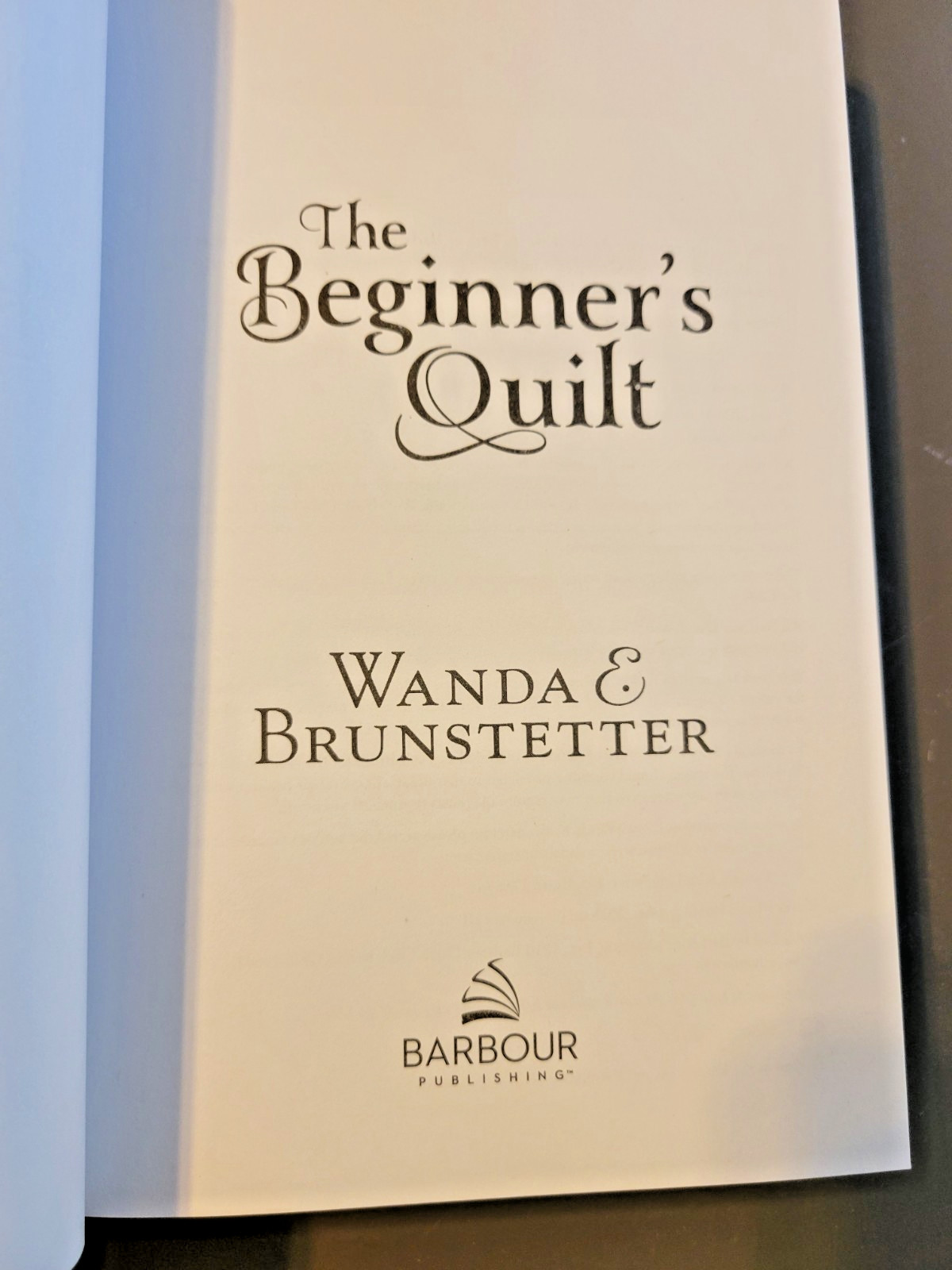 The Beginner’s Quilt by Wanda E Brunstetter – NYT Bestselling Author – Paperback