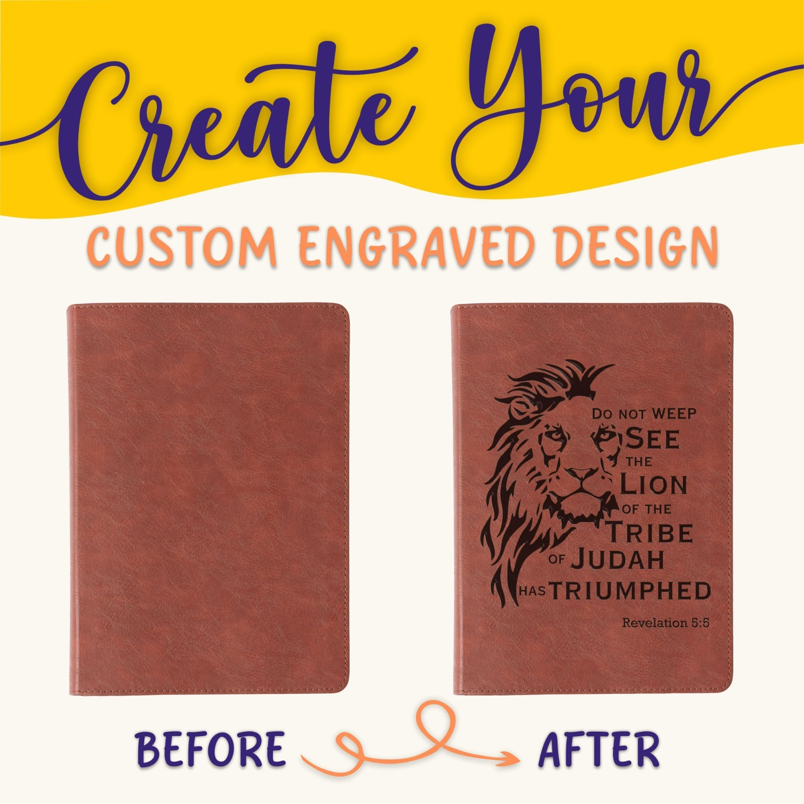 Personalized ESV Men’s Study Bible: Create Your Own Custom Engraved Design
