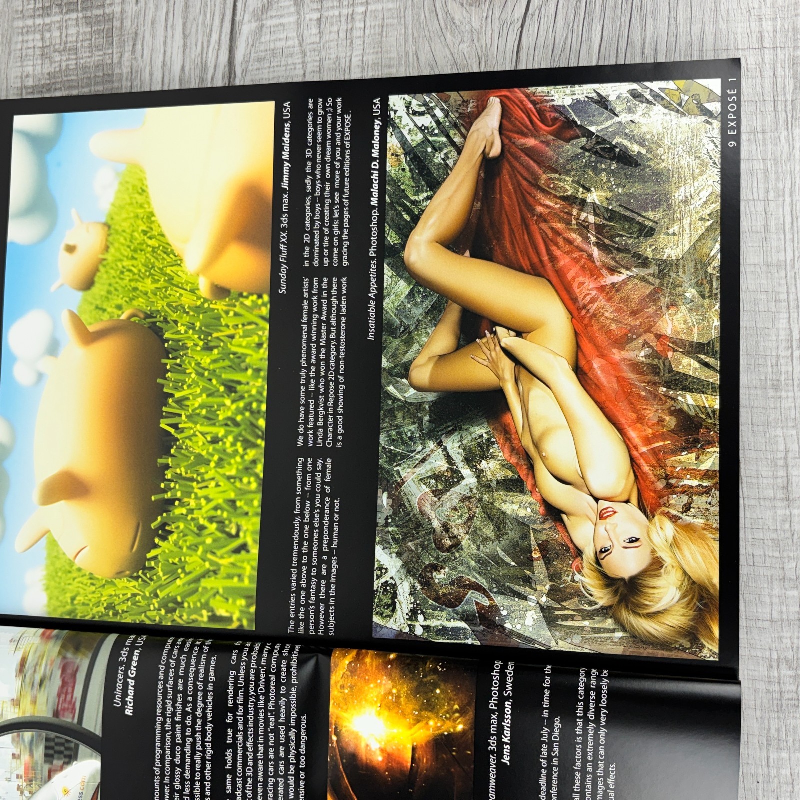 Expose 1-10 Complete Set Collectible Art Books Finest Ballistic Publishing RARE