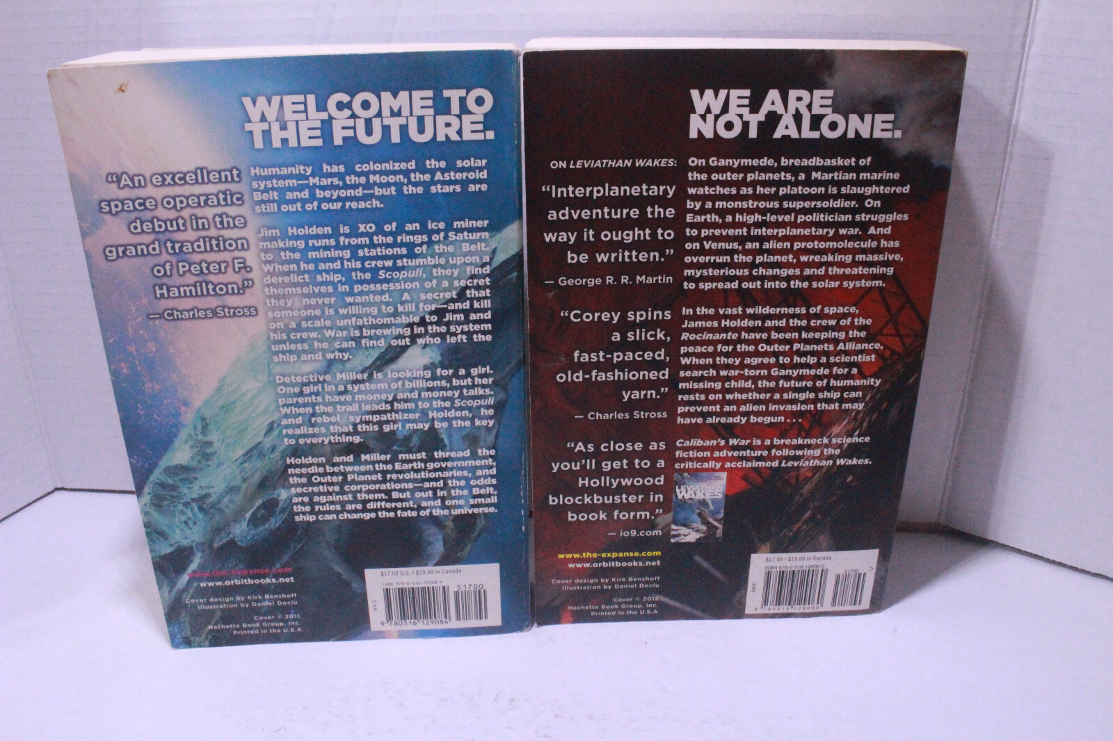 THE EXPANSE Series Lot of 2 (#1-2) Set of Trade Paperback Books James S.A. Corey