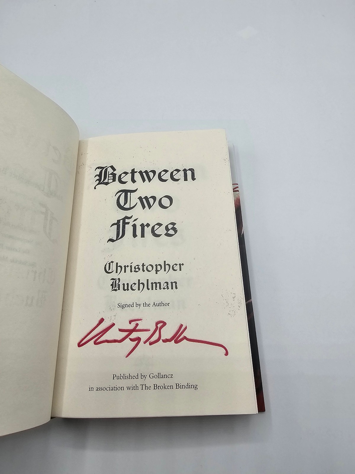 SIGNED Between Two Fires – Broken Binding Edition – Christopher Buehlman