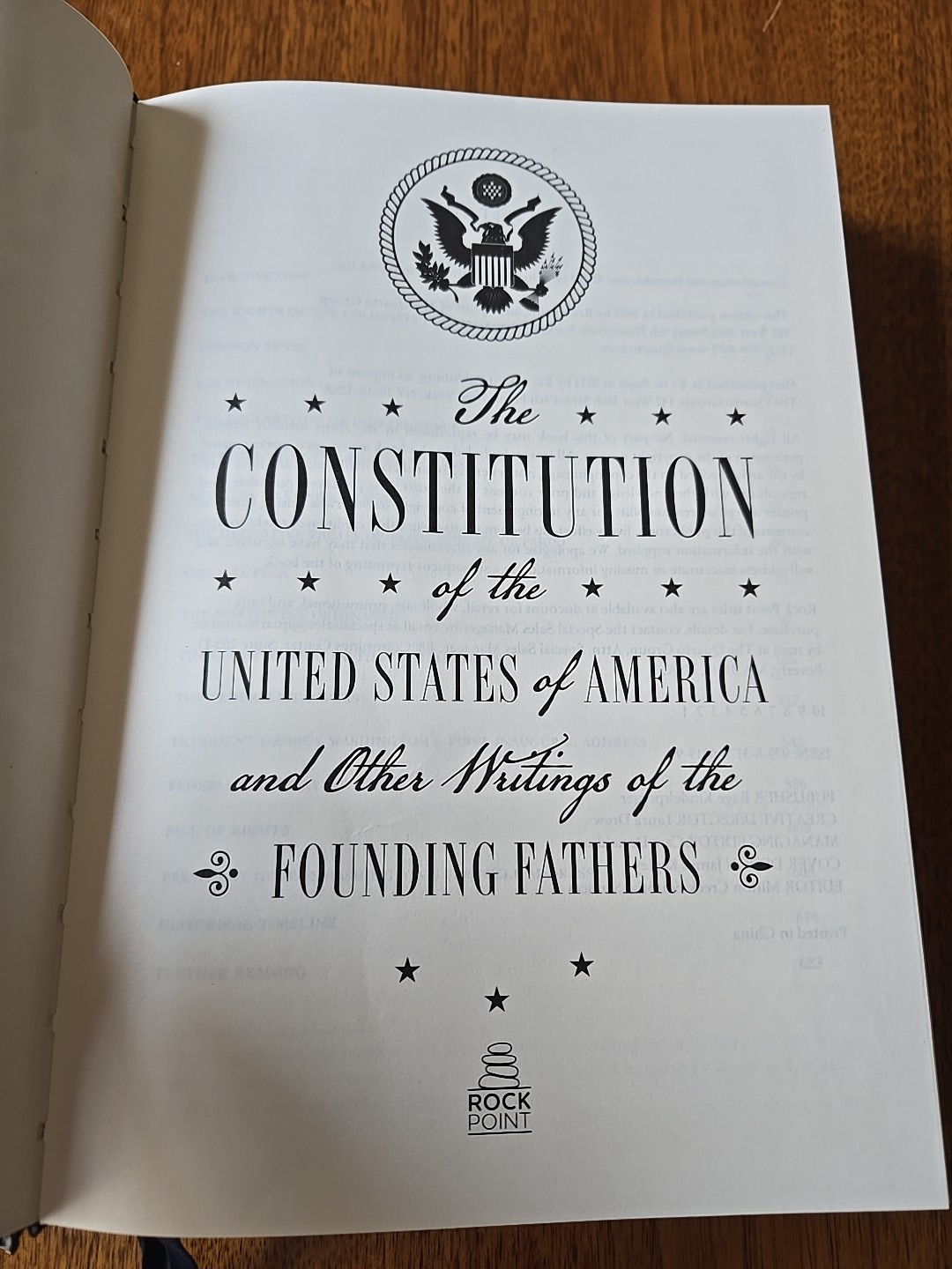 Constitution Of The United States Of America Writings Of The Founding Fathers