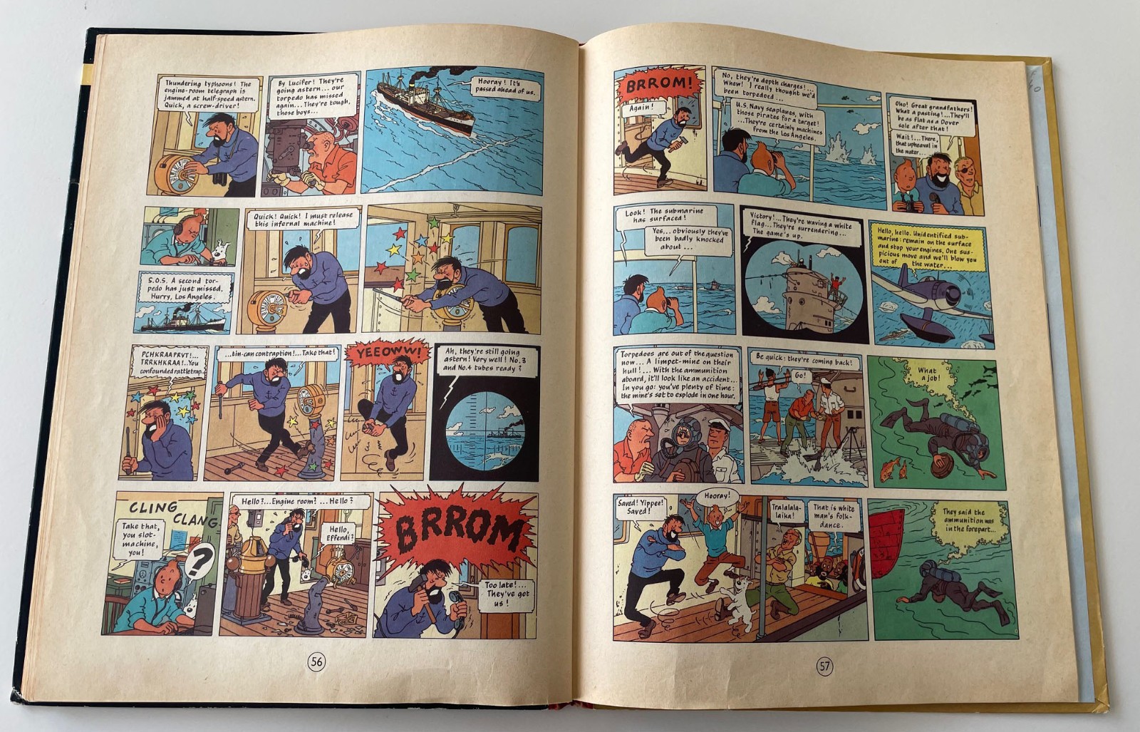 Tintin UK First Edition – The Red Sea Sharks – Hardcover 1960 Methuen Herge
