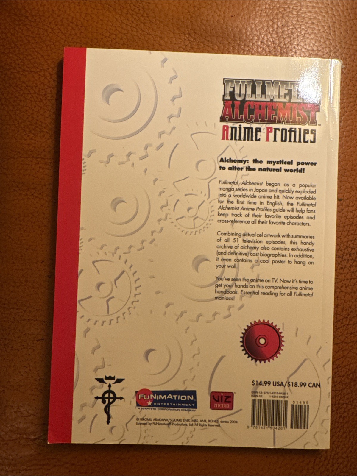 Fullmetal Alchemist Anime Profiles 2004, Viz Media, LIKE NEW Illustrated POSTER