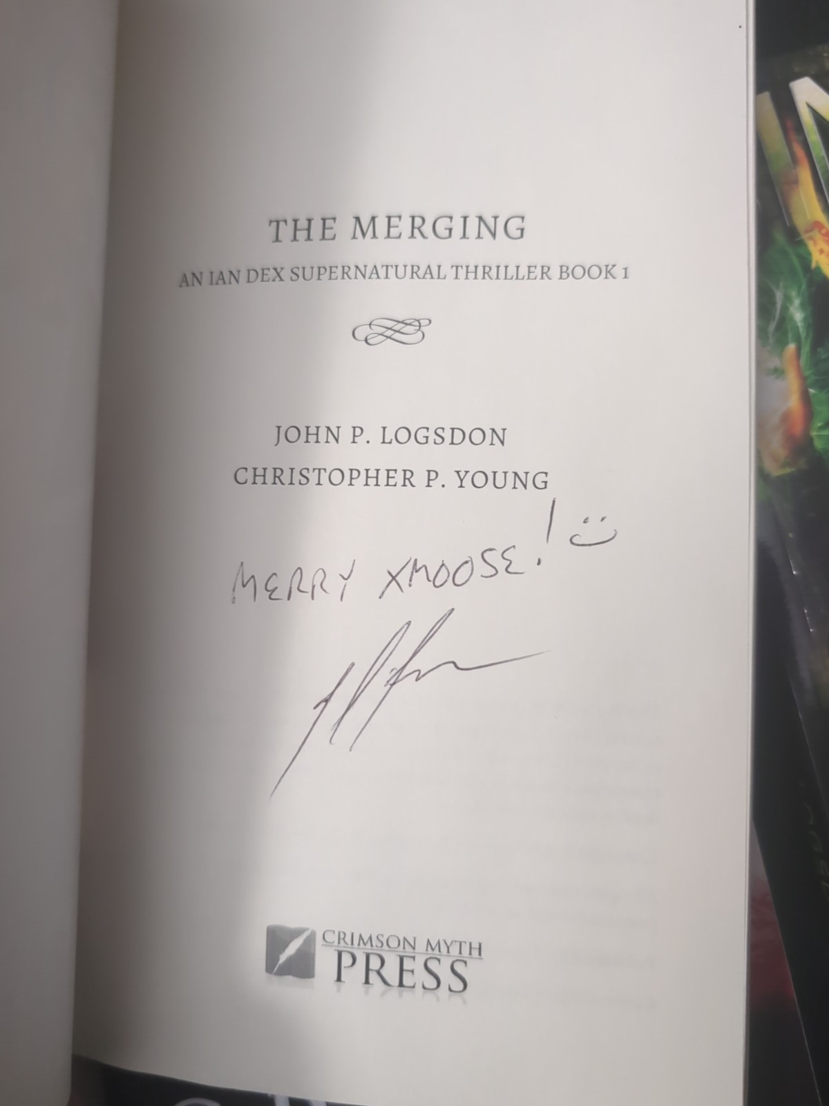 8 Signed Logsdon & Young Books in Limited Edition Box with PPD Badge & Card