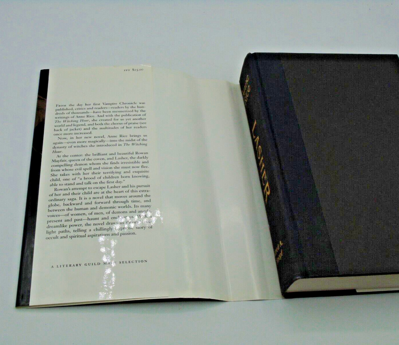 Lasher By Anne Rice First Edition Hardcover Book with Dust Jacket 1993