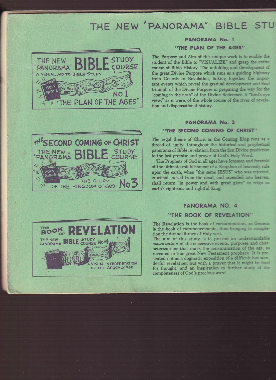 ( Alfred Thompson Eade, New Panorama Bible Study Course, Second Coming of Christ