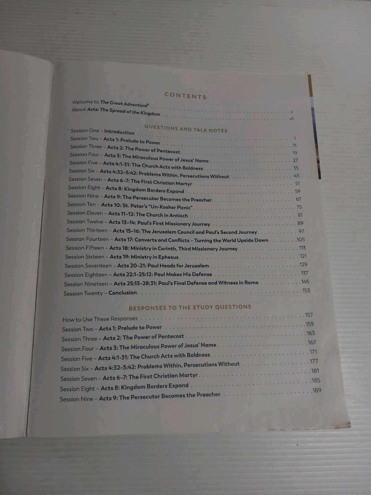 1 Acts – The Spread of the Kingdom – Book Only – The Great Adventure – Read