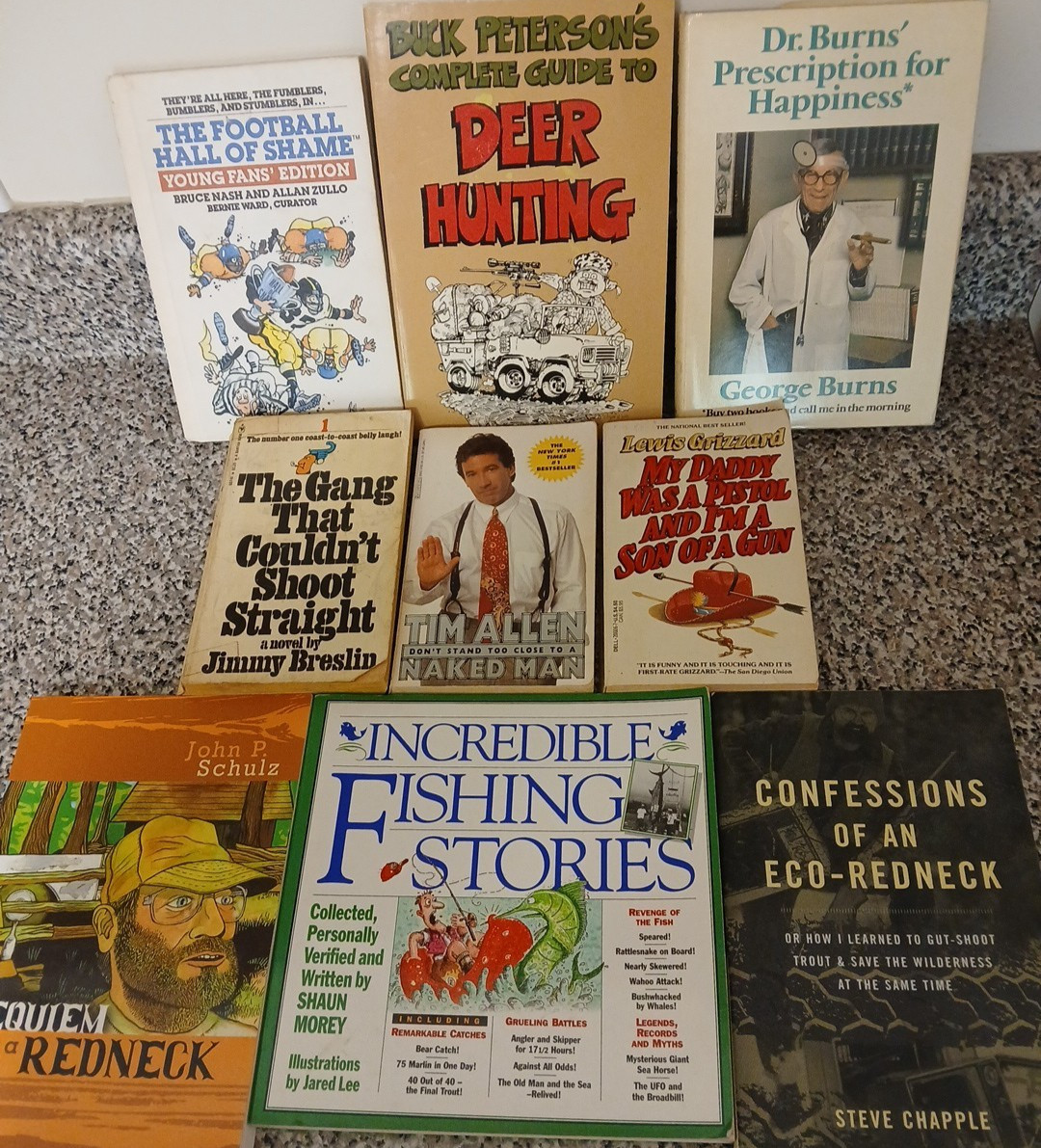 HUMOR BOOKS FOR MEN-Football- Fishing-Redneck-Deer Hunting-Fishing-Son of a Gun+
