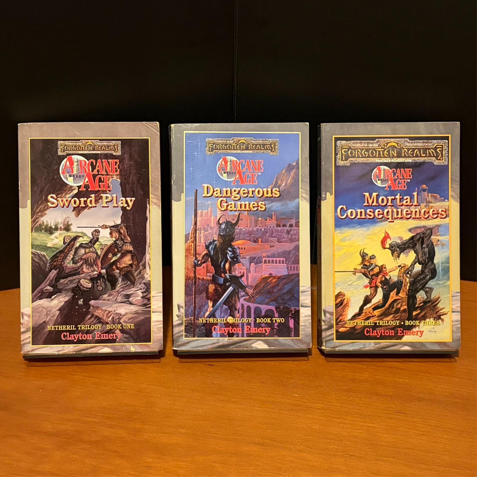 Forgotten Realms: Complete First Edition Netheril Trilogy Dungeons & Dragons Lot