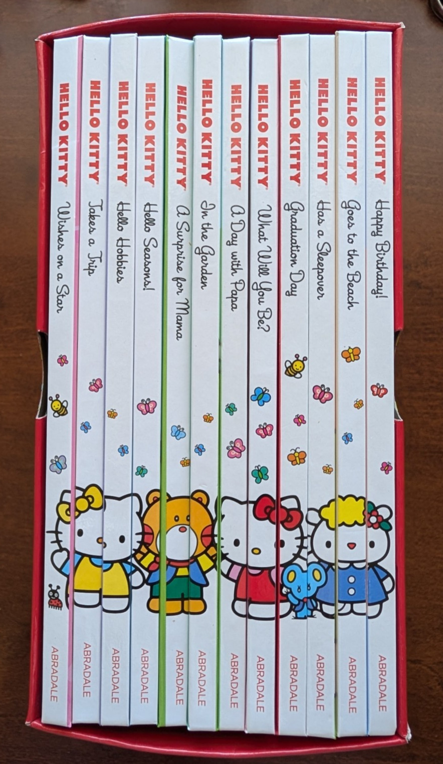 Hello Kitty Storybook Library Gift Box Set – Hardcover Set Of 12 Very Nice