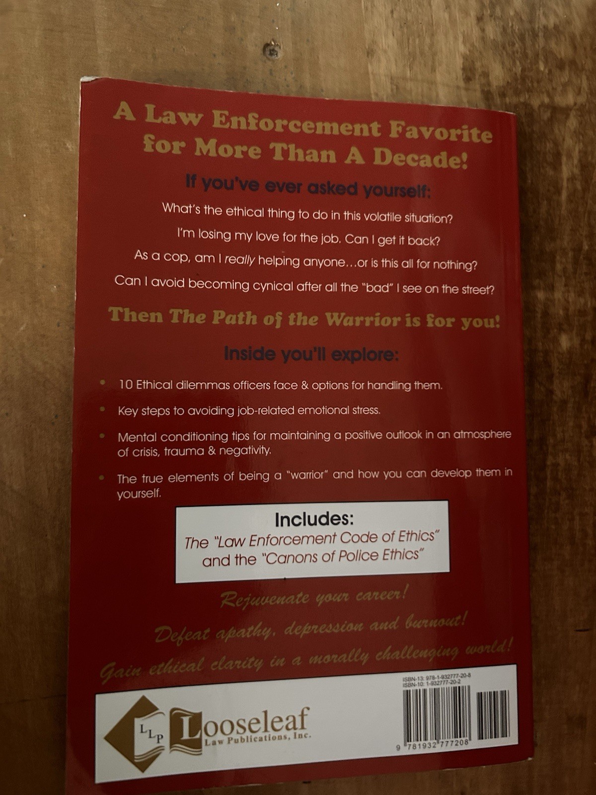 Path of the Warrior : An Ethical Guide to Personal and Professional Dev